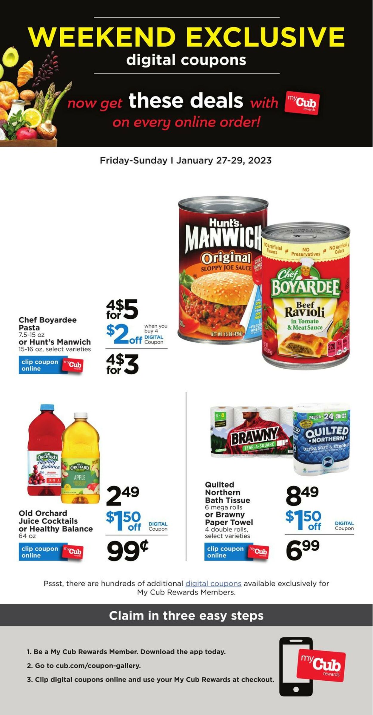 Catalogue Cub Foods from 01/27/2023