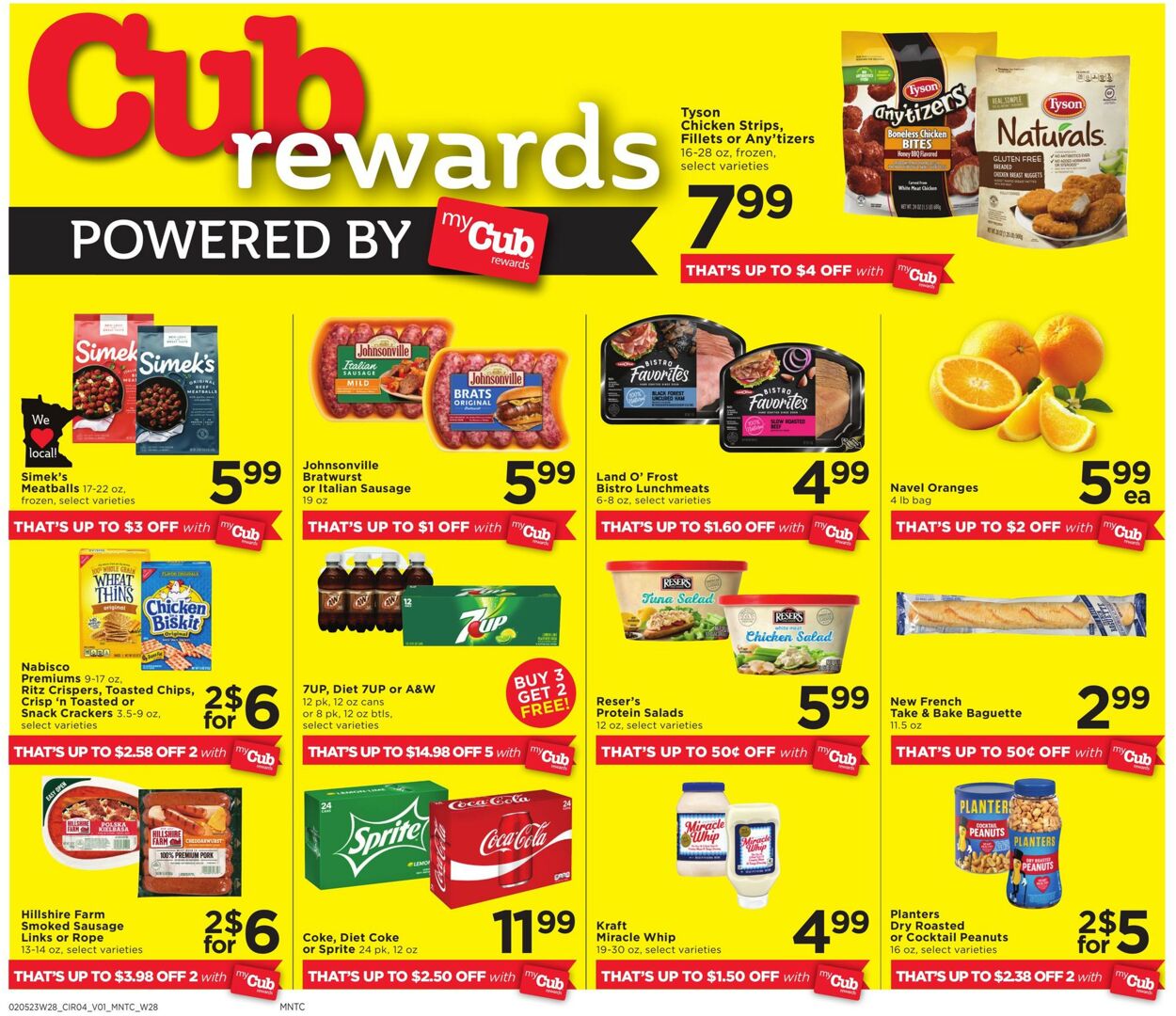 Catalogue Cub Foods from 02/05/2023