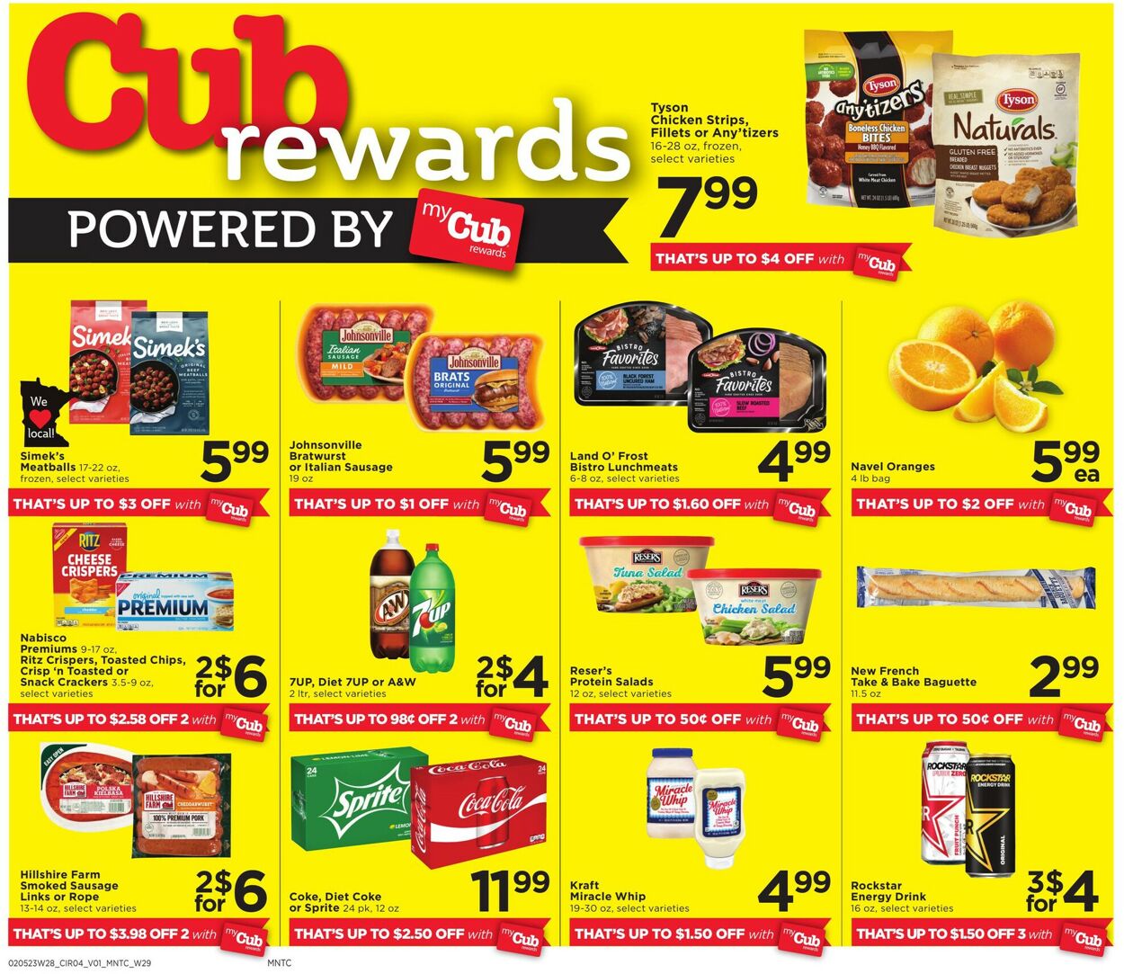 Catalogue Cub Foods from 02/12/2023