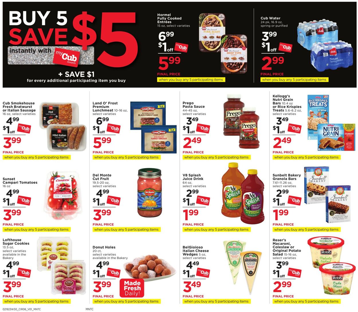 Catalogue Cub Foods from 02/19/2023