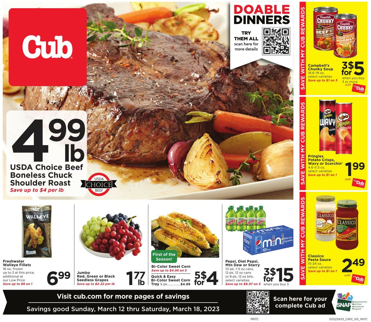 Catalogue Cub Foods from 03/12/2023