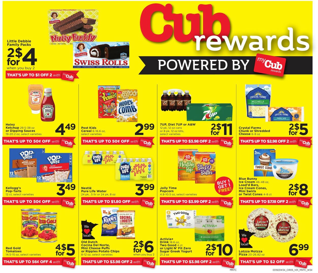 Catalogue Cub Foods from 03/19/2023