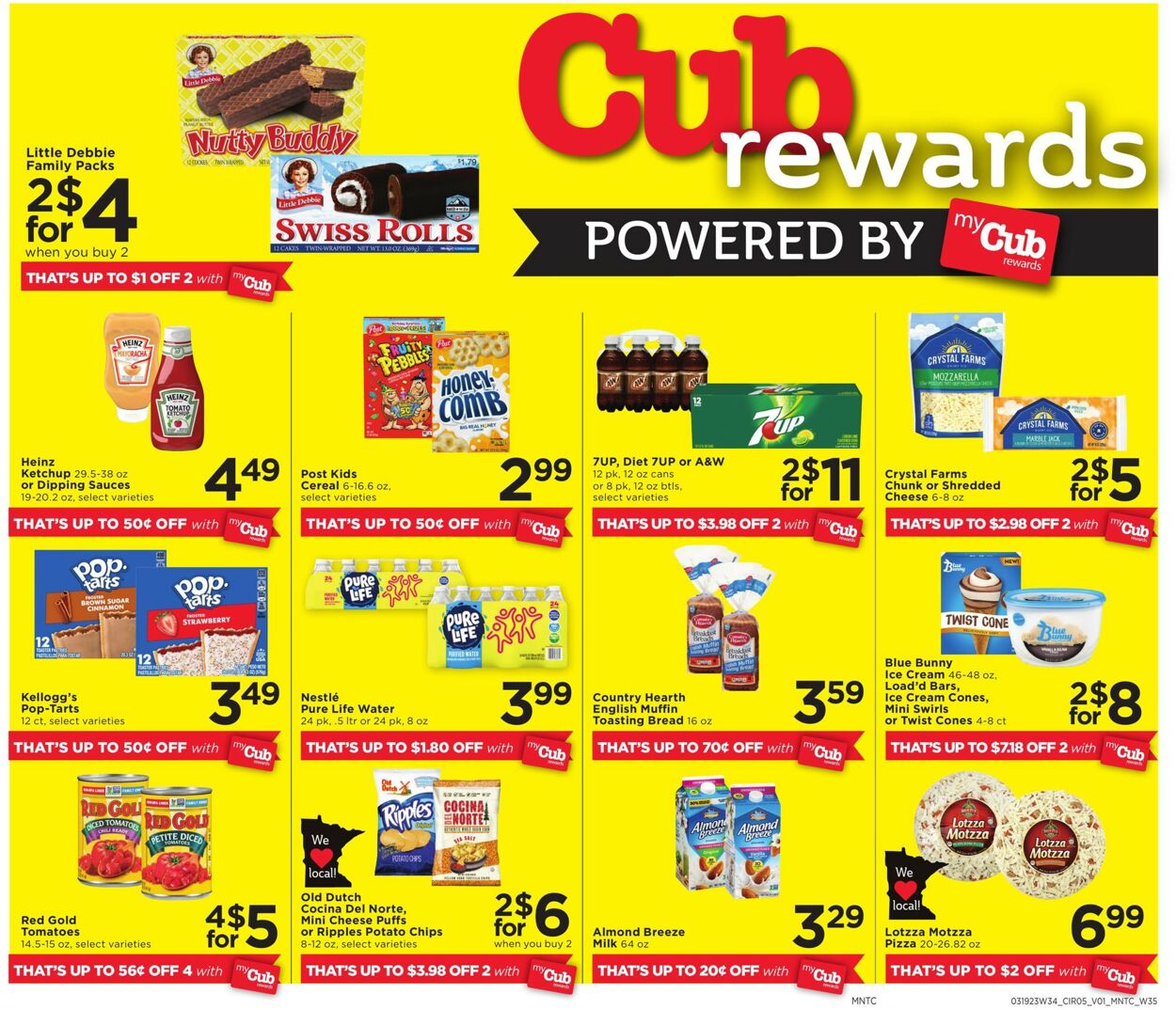 Catalogue Cub Foods from 03/26/2023