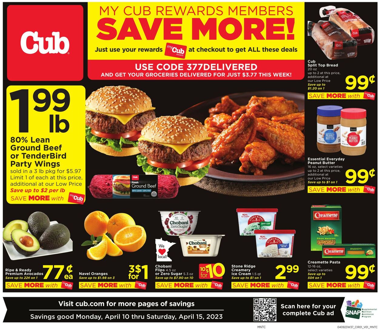 Catalogue Cub Foods from 04/10/2023