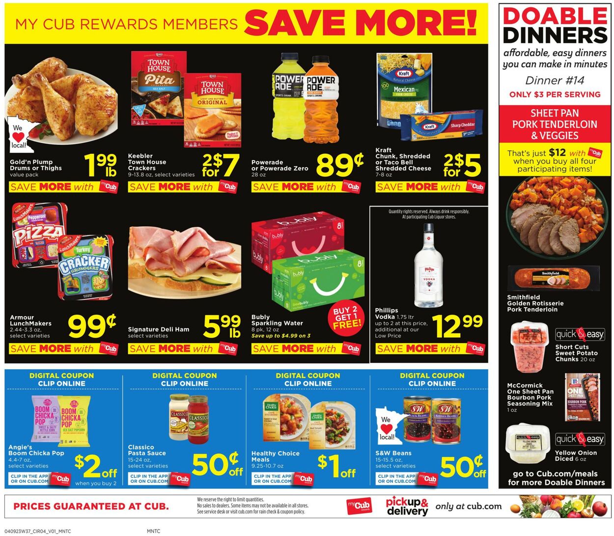 Catalogue Cub Foods from 04/10/2023