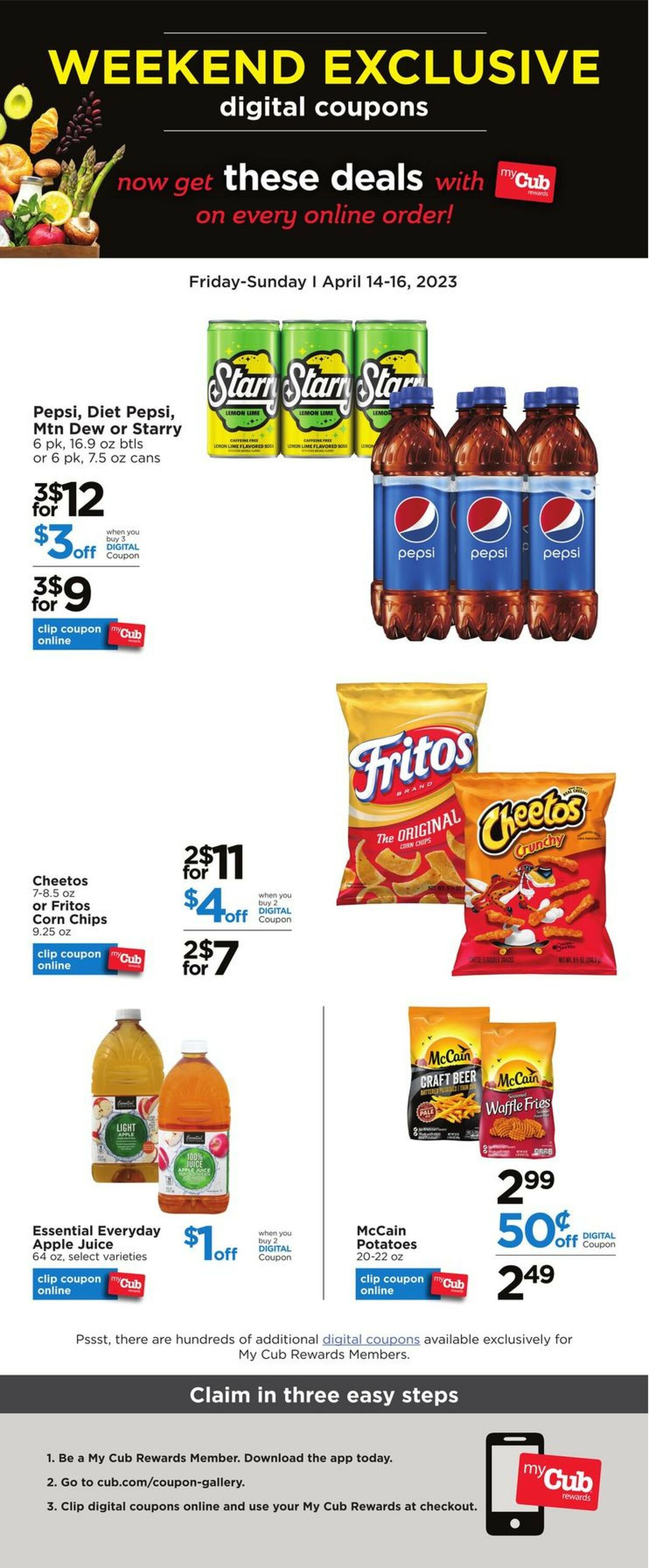Catalogue Cub Foods from 04/14/2023