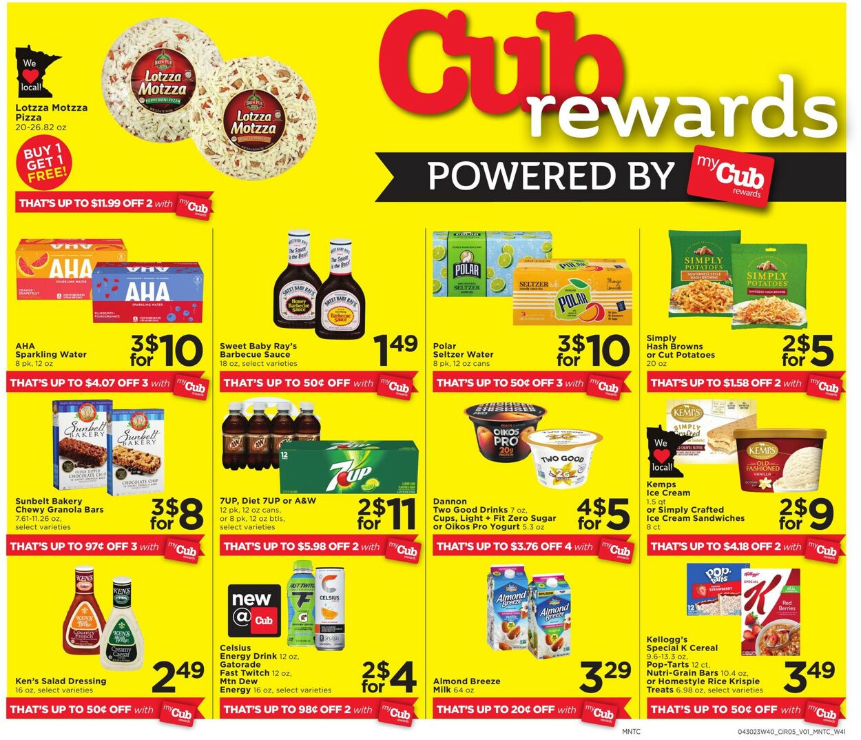 Catalogue Cub Foods from 05/07/2023