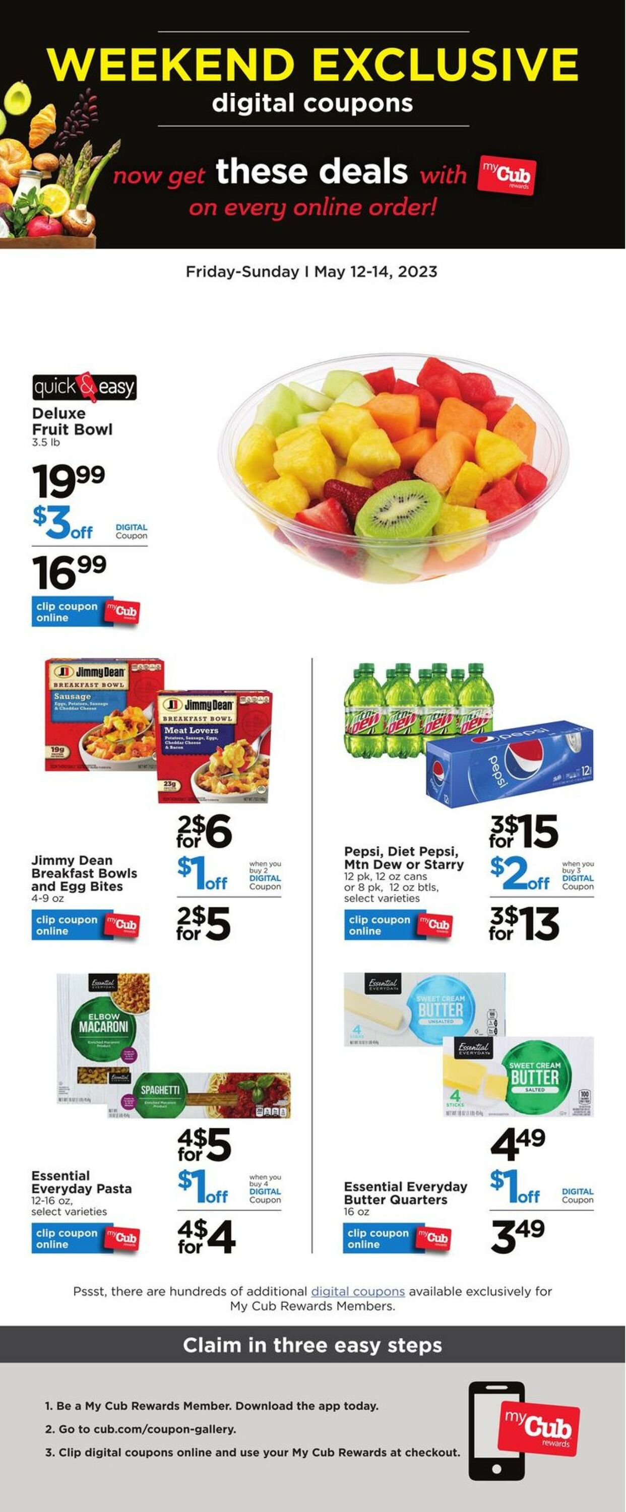Catalogue Cub Foods from 05/12/2023