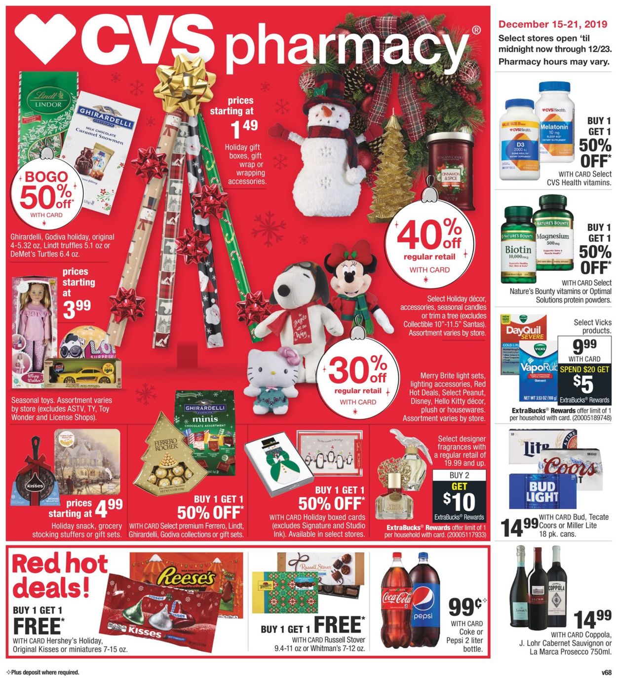 CVS Pharmacy Holiday Ad 2019 Current weekly ad 12/15 12/21/2019