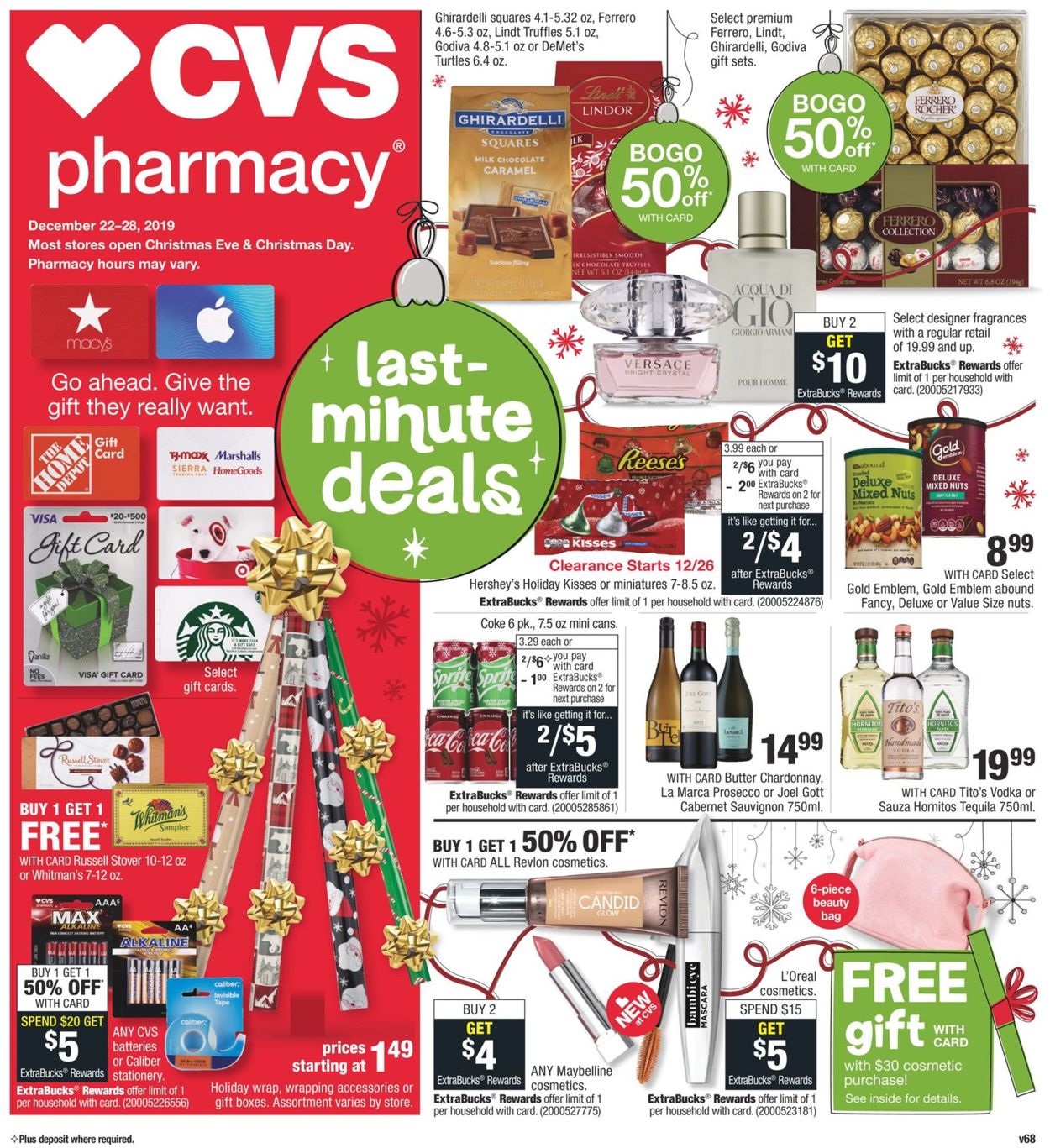 Catalogue CVS Pharmacy - Christmas Ad 2019 from 12/22/2019