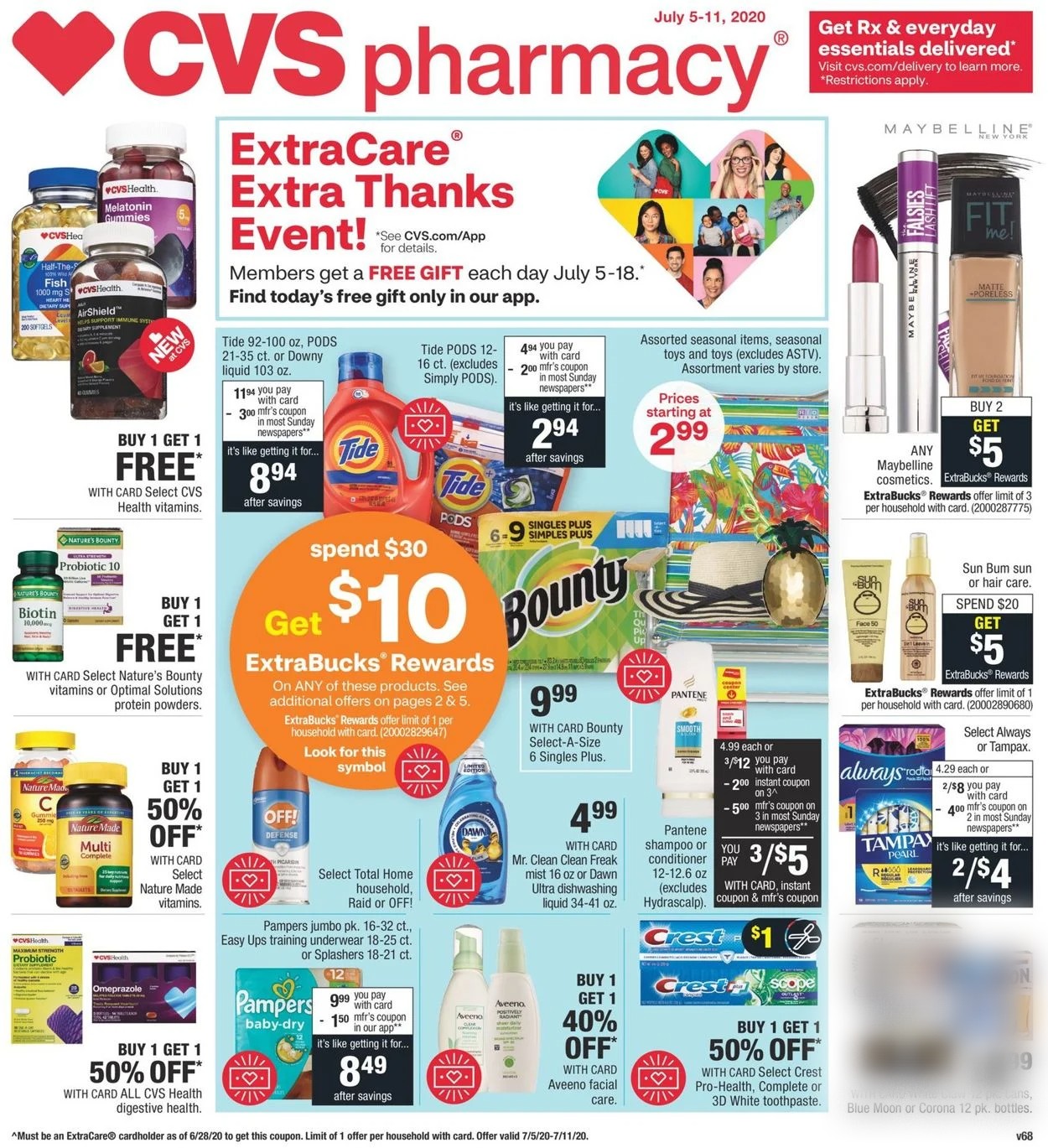 Cvs Pharmacy Current Weekly Ad 07 05 07 11 2020 Frequent Ads Com