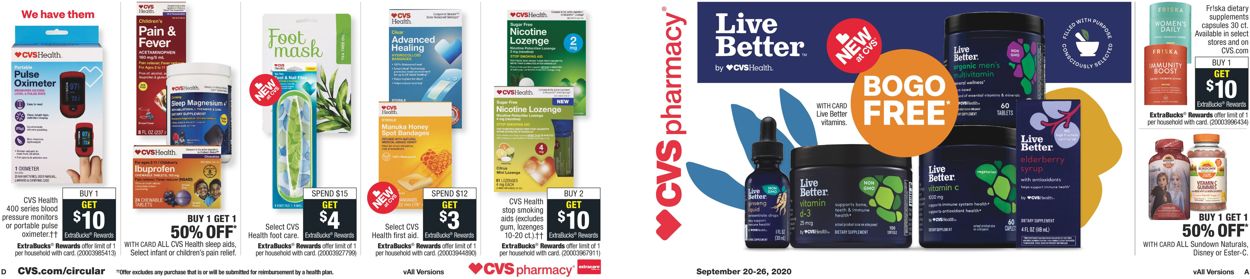 Catalogue CVS Pharmacy from 09/20/2020