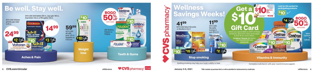 Catalogue CVS Pharmacy from 01/03/2021