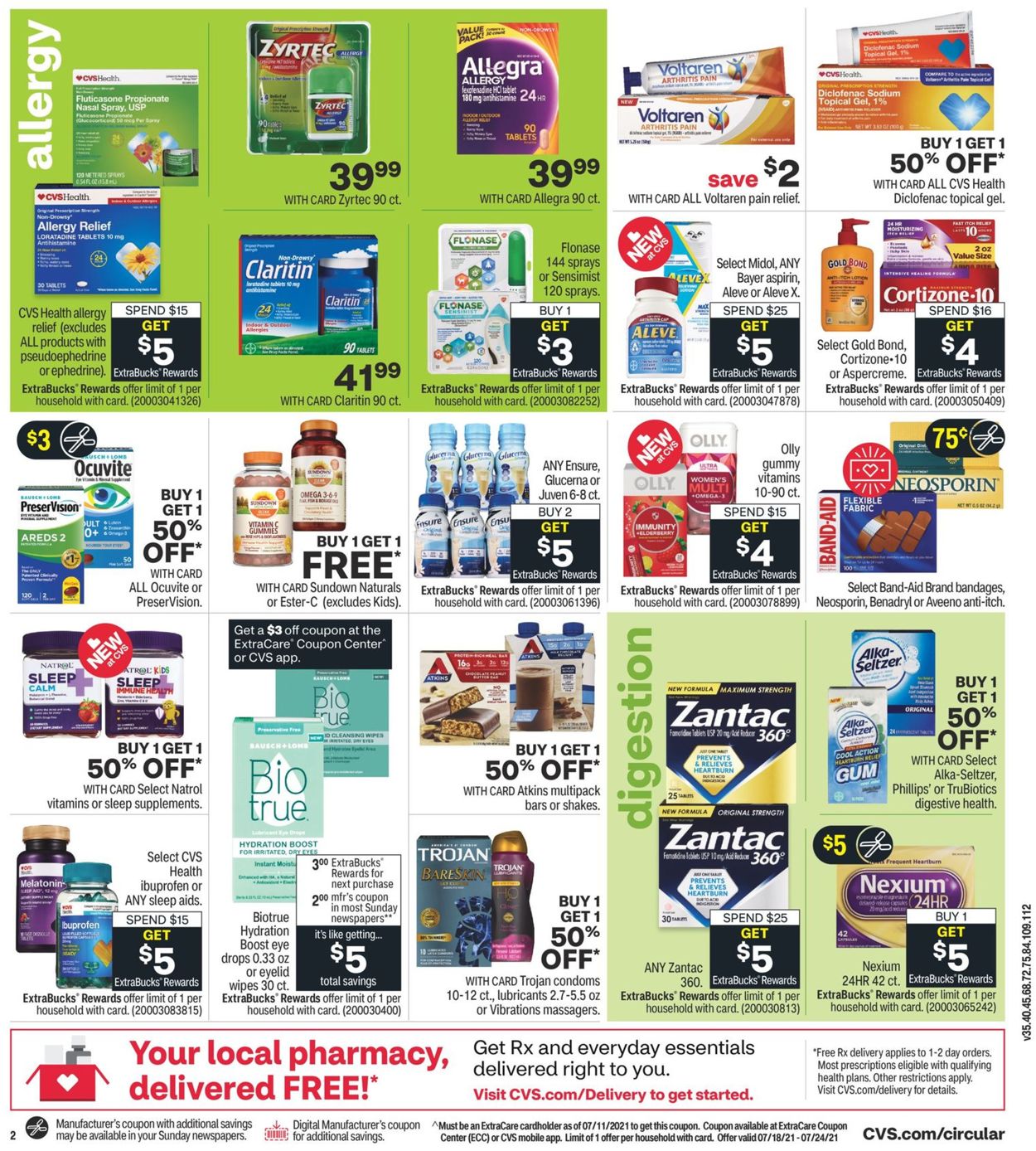Catalogue CVS Pharmacy from 07/18/2021