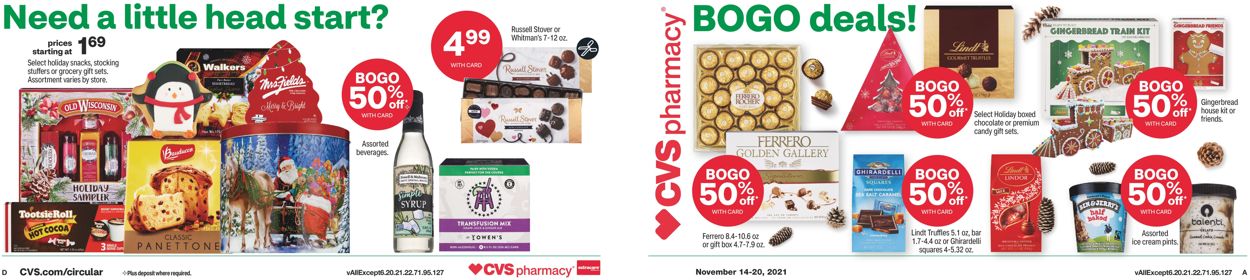 Catalogue CVS Pharmacy HOLIDAY 2021 from 11/14/2021