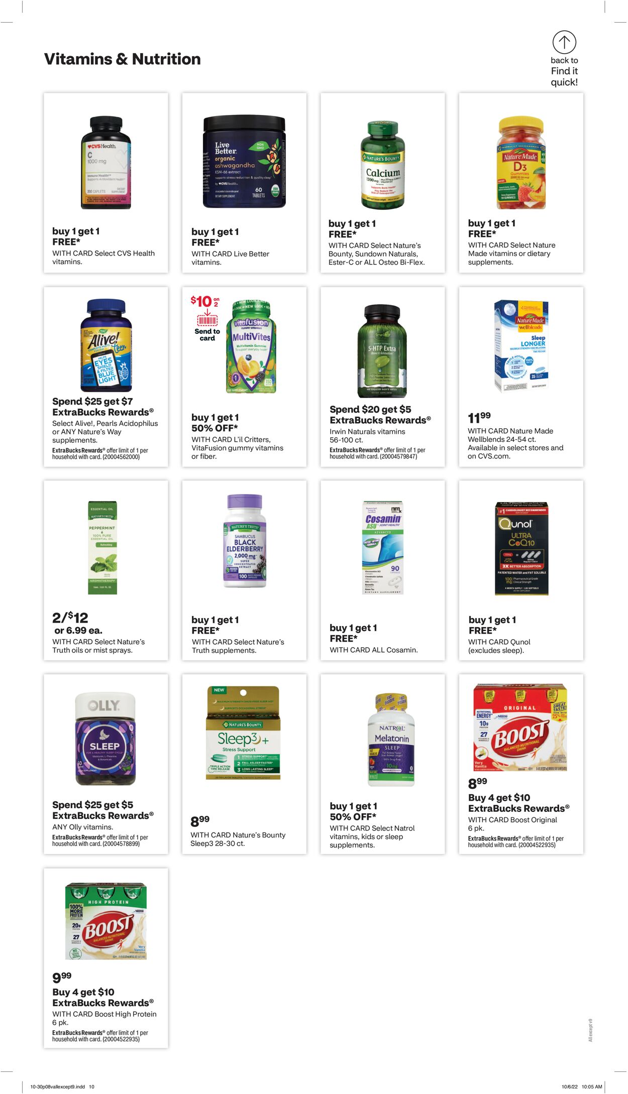 Catalogue CVS Pharmacy from 10/30/2022