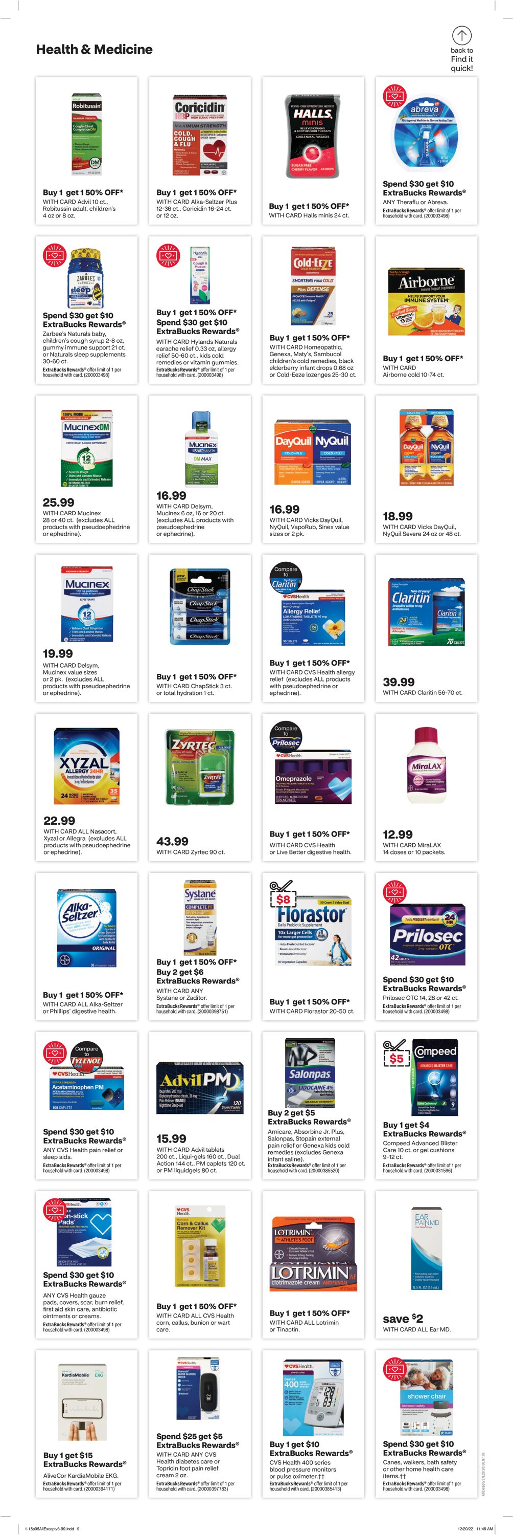 Catalogue CVS Pharmacy from 01/15/2023