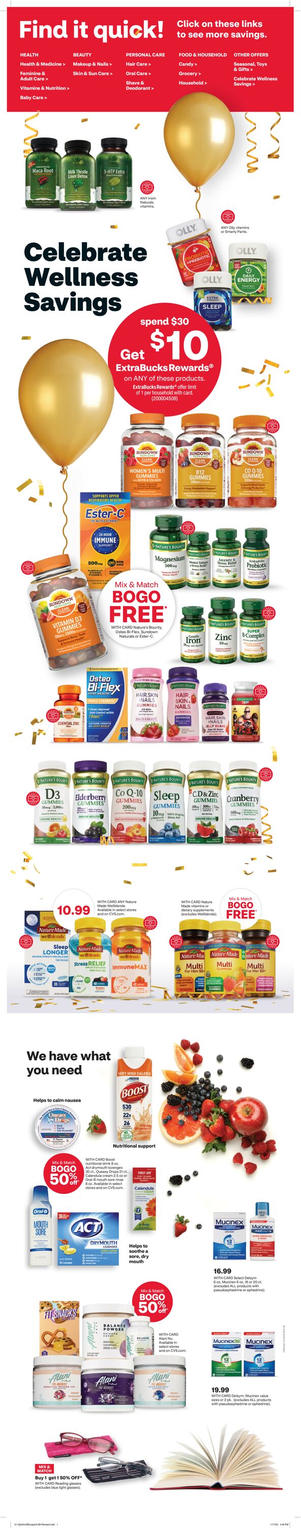 Catalogue CVS Pharmacy from 01/22/2023