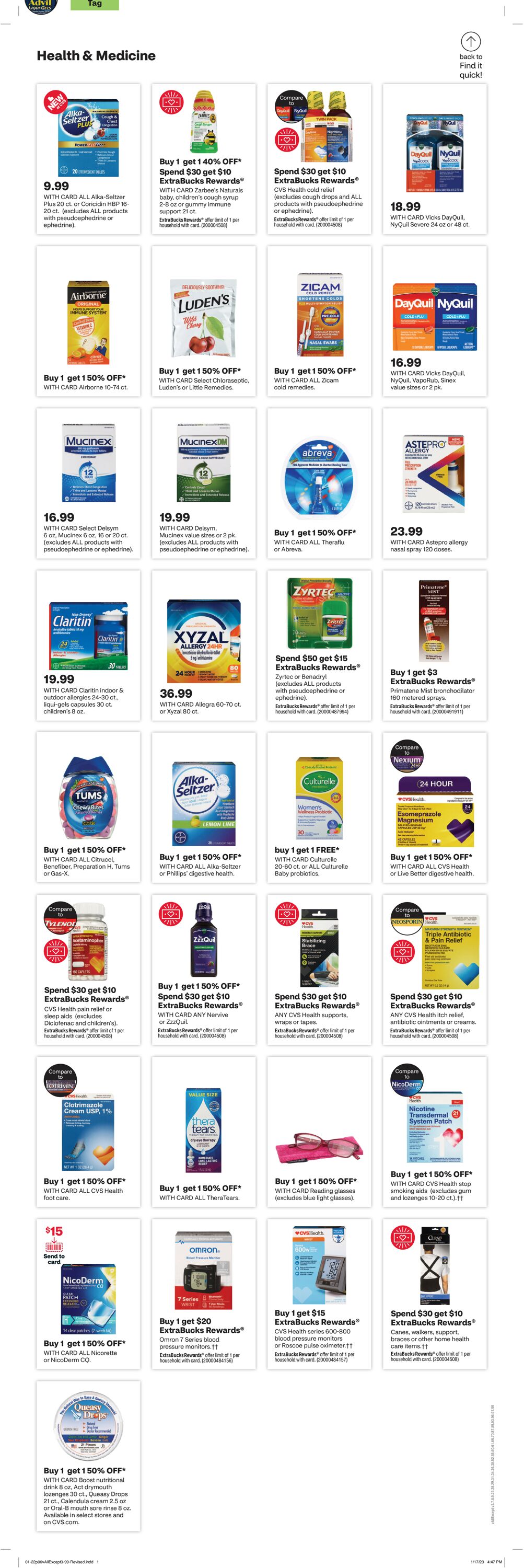 Catalogue CVS Pharmacy from 01/22/2023