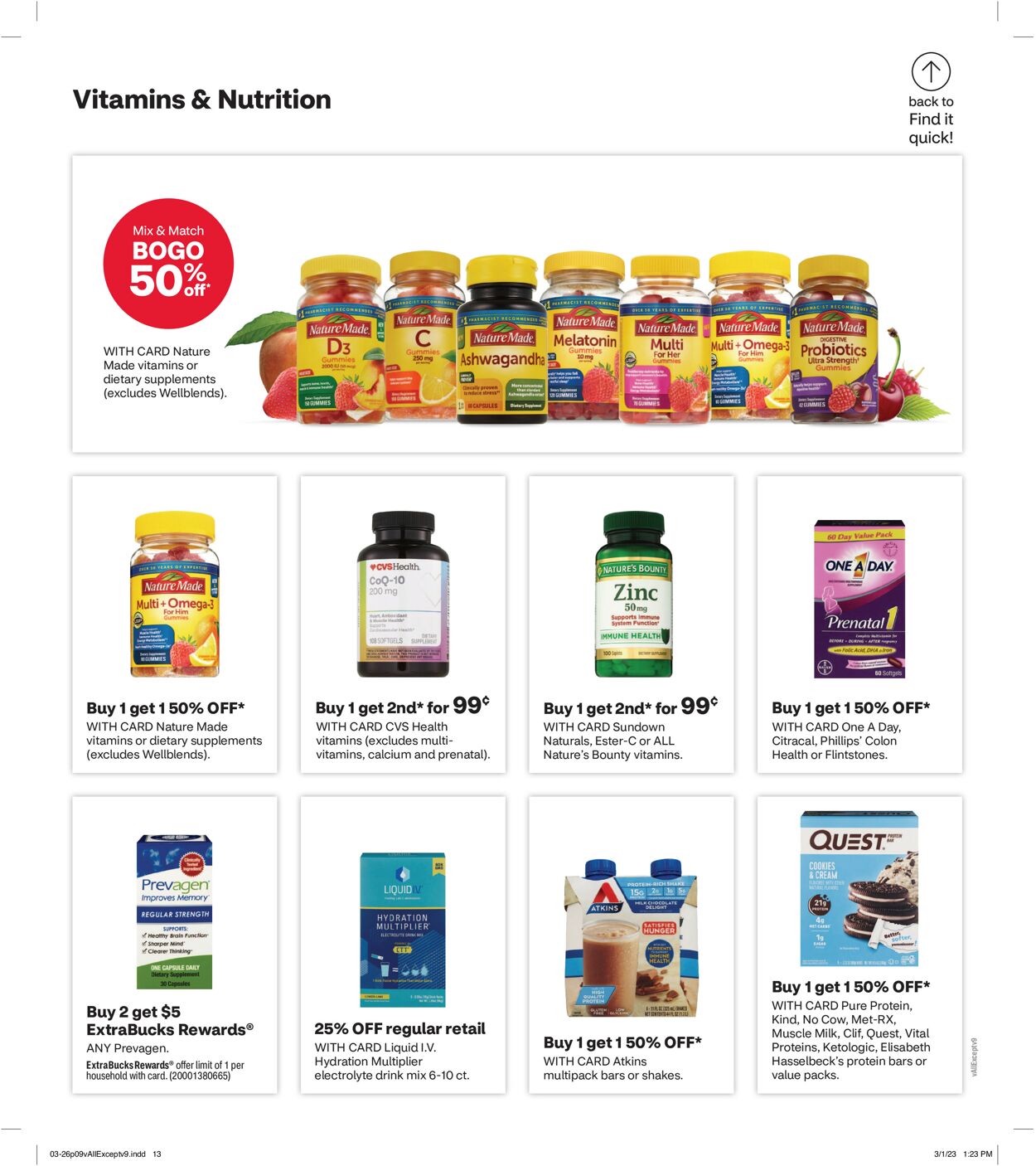 Catalogue CVS Pharmacy from 03/26/2023