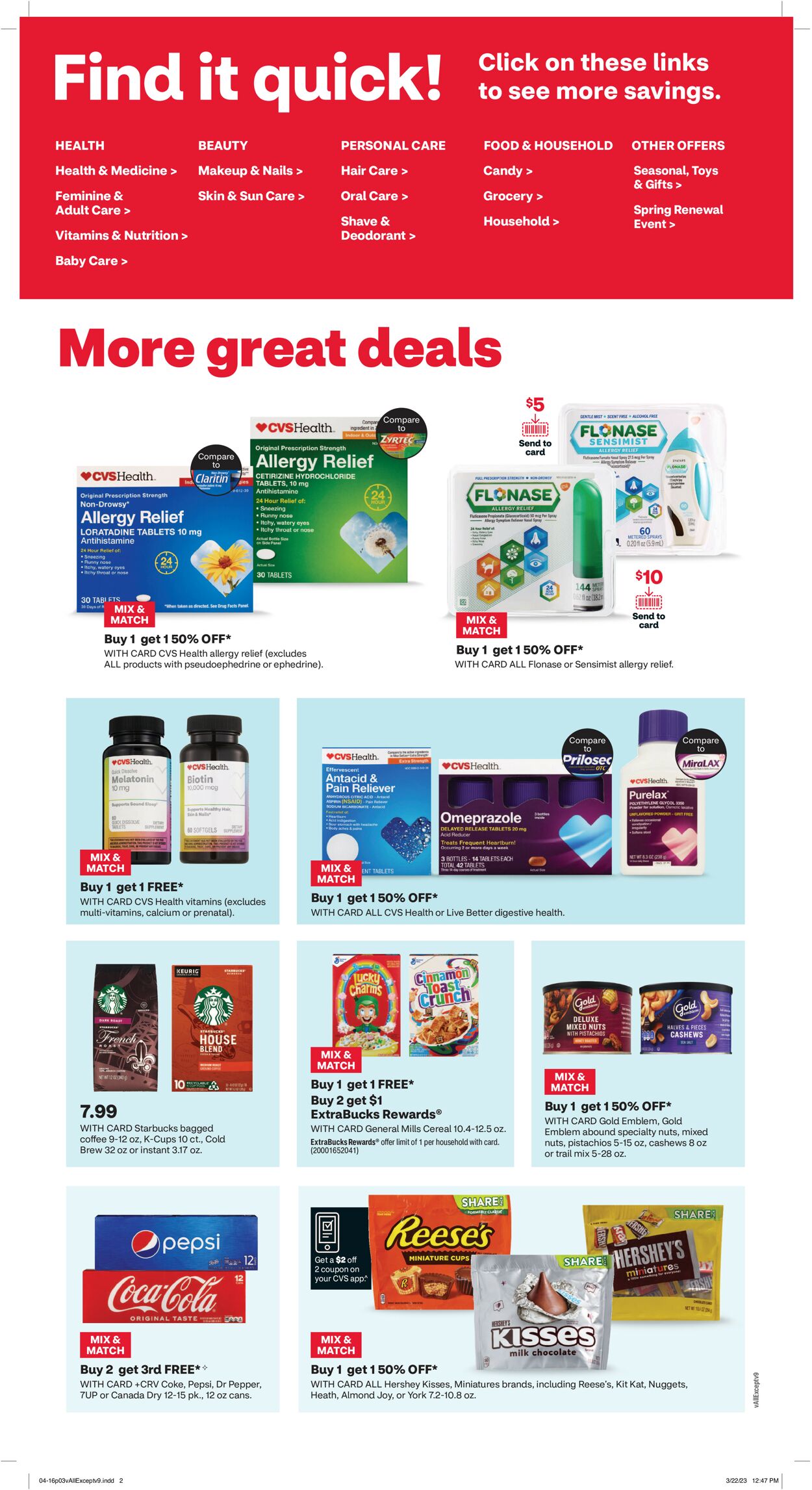 Catalogue CVS Pharmacy from 04/16/2023