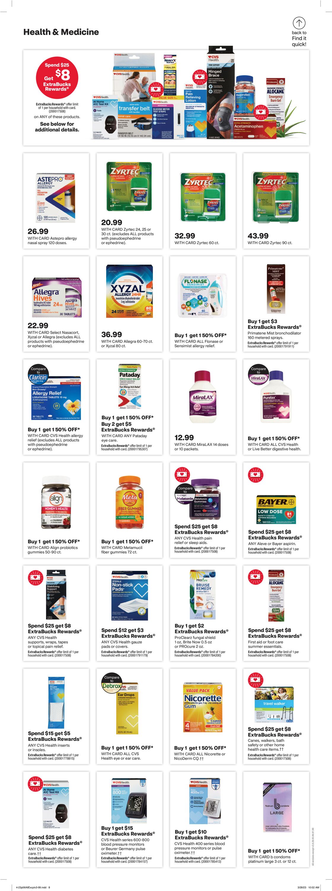 Catalogue CVS Pharmacy from 04/23/2023
