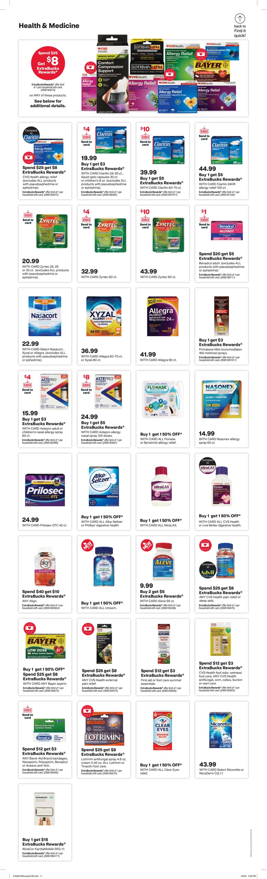 Catalogue CVS Pharmacy from 04/30/2023