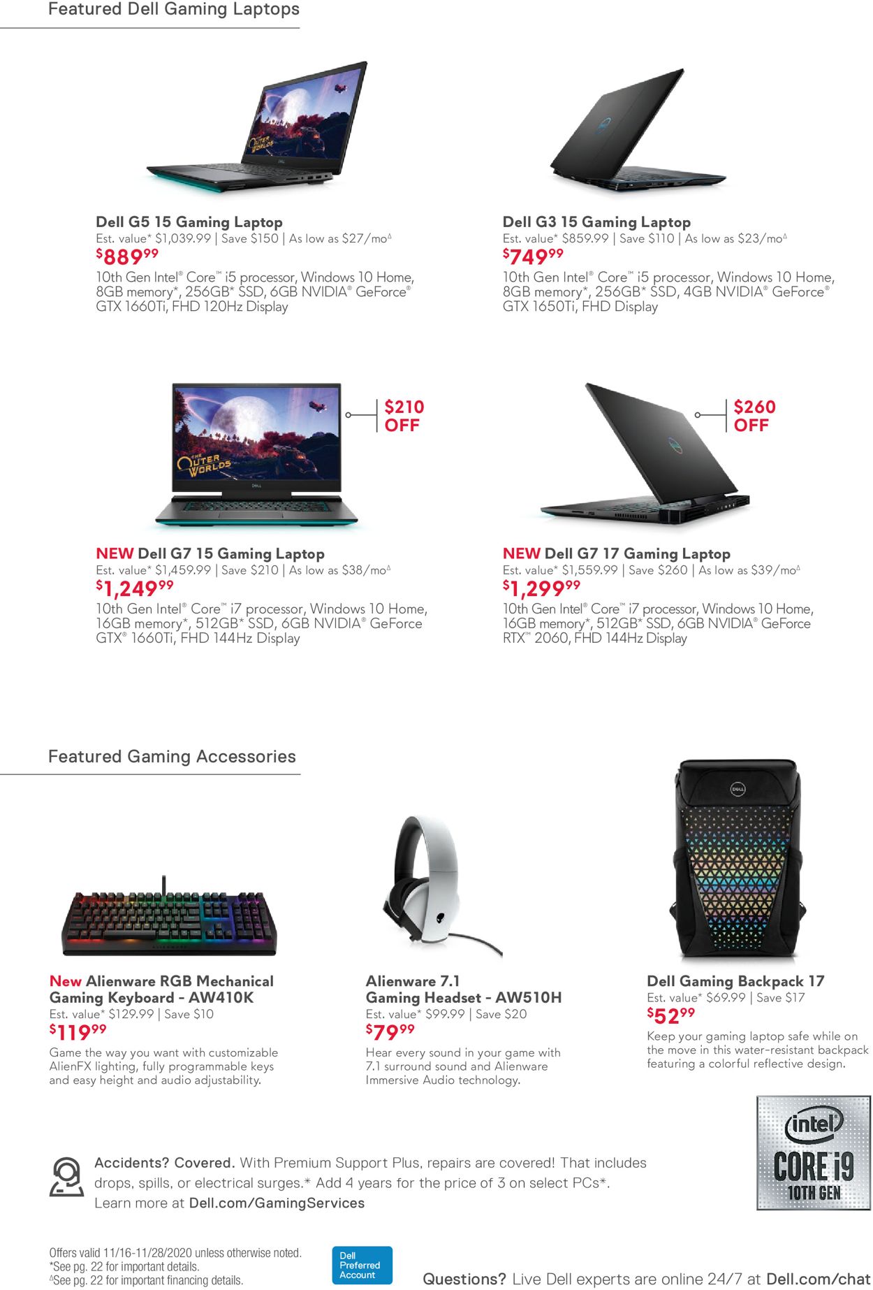 Catalogue Dell Black Friday 2020 from 11/16/2020