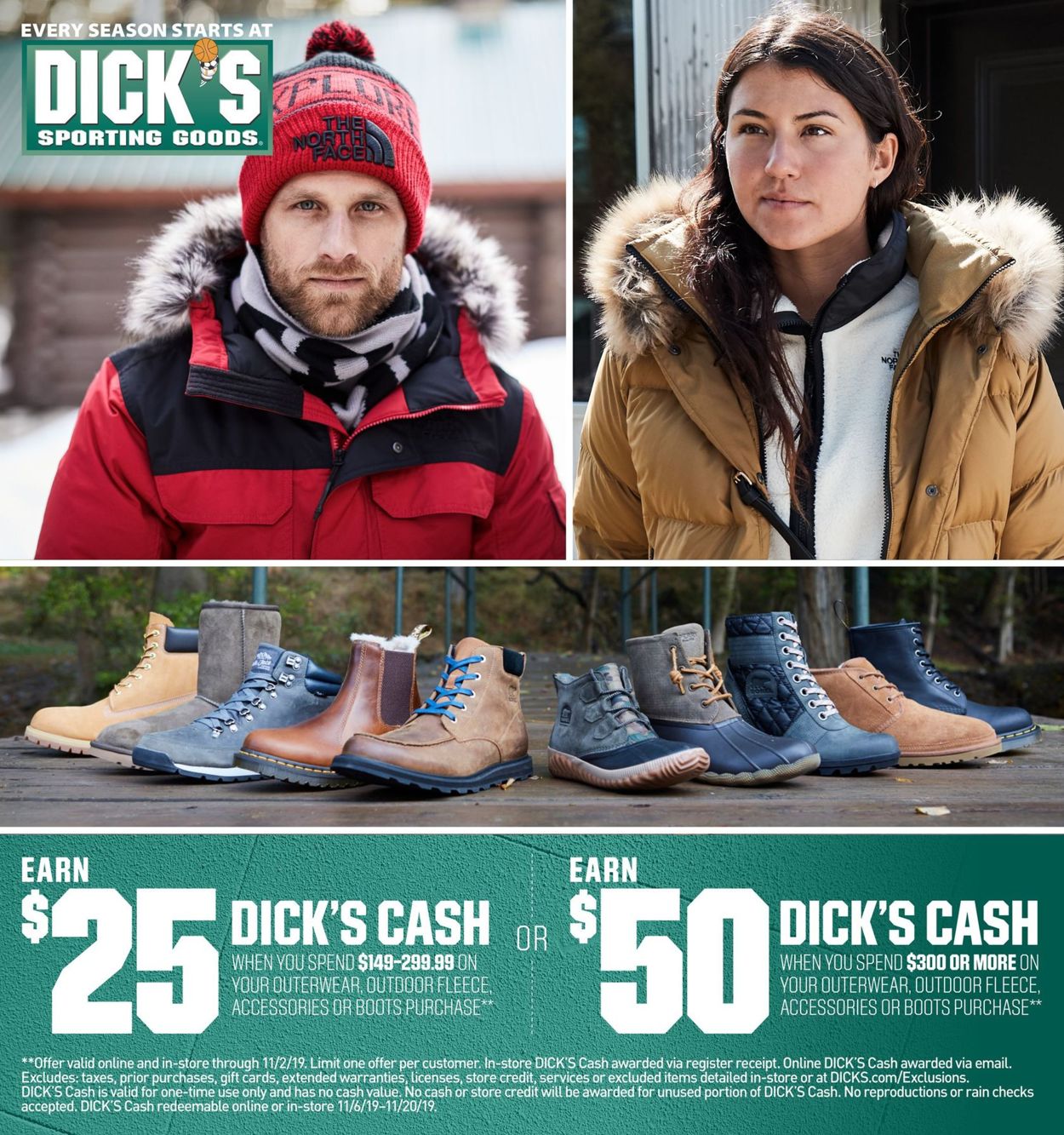 Catalogue Dick's from 10/29/2019