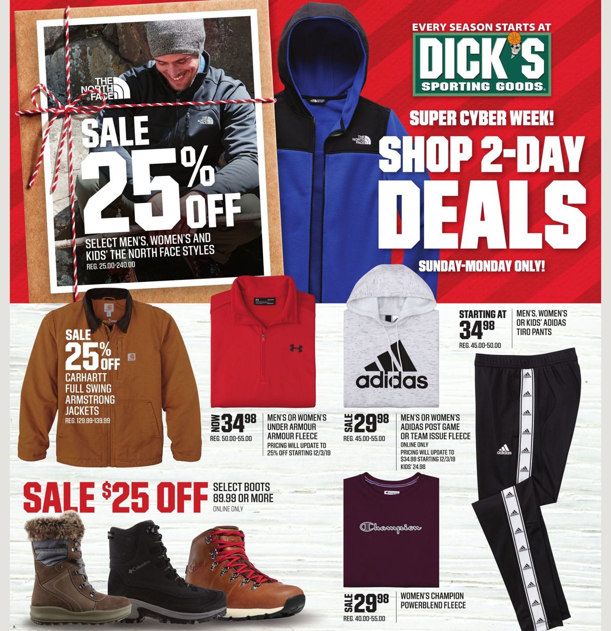 Catalogue Dick's - Cyber Monday Ad 2019 from 12/01/2019