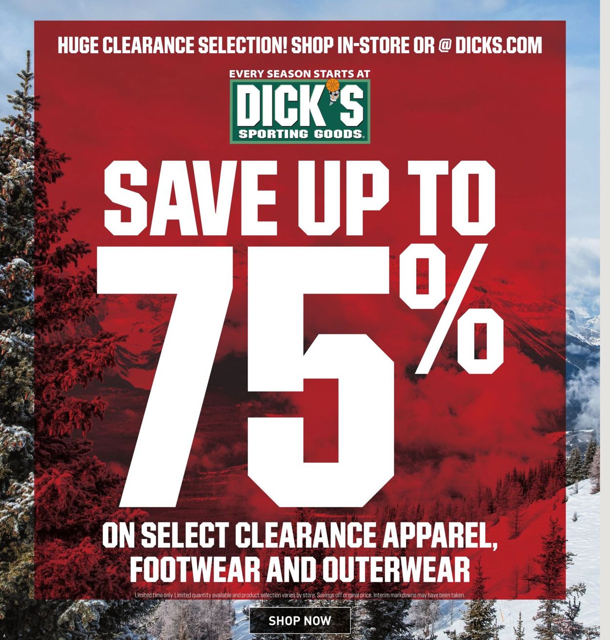 Catalogue Dick's from 01/12/2020