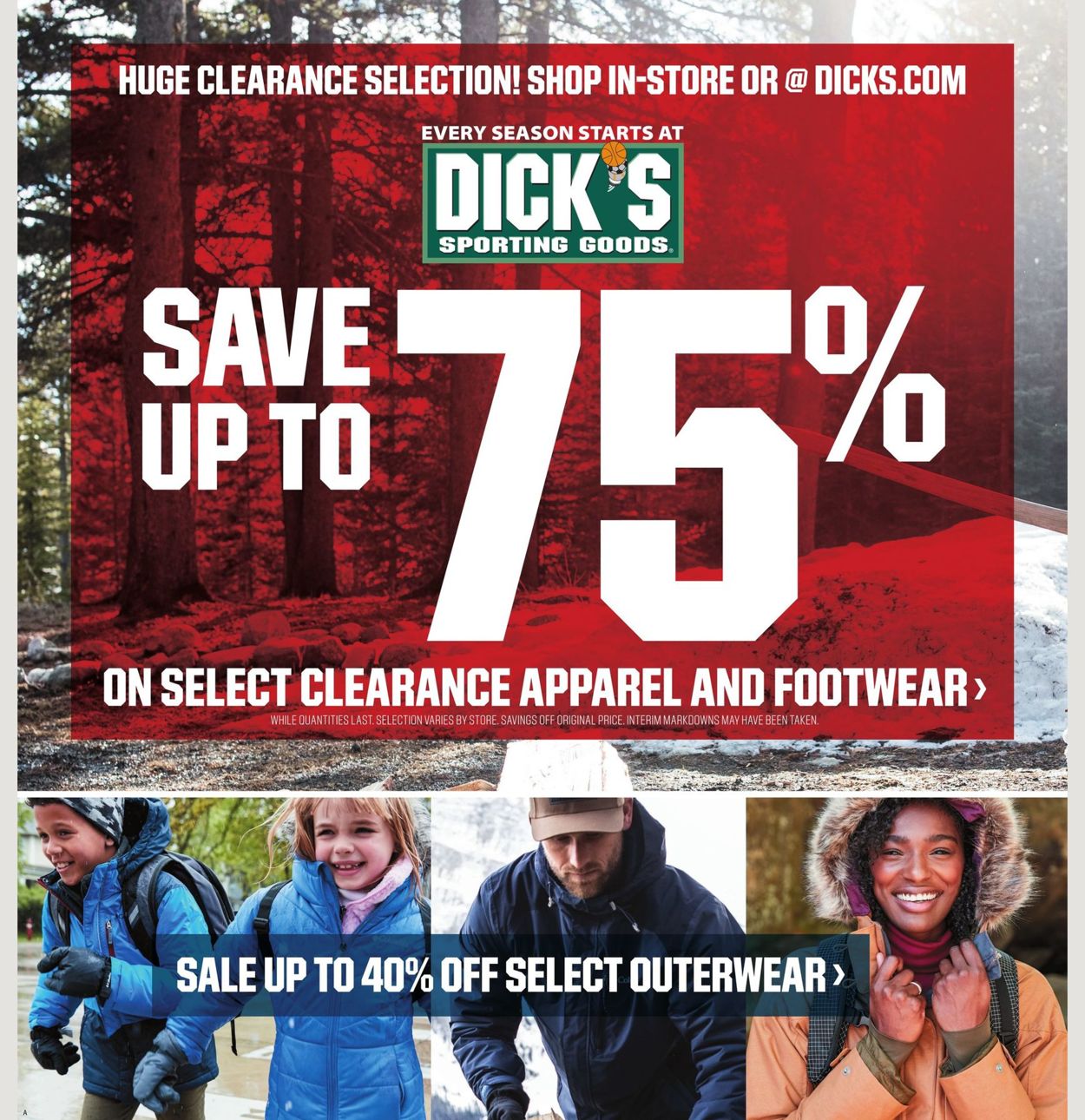 Catalogue Dick's from 01/26/2020