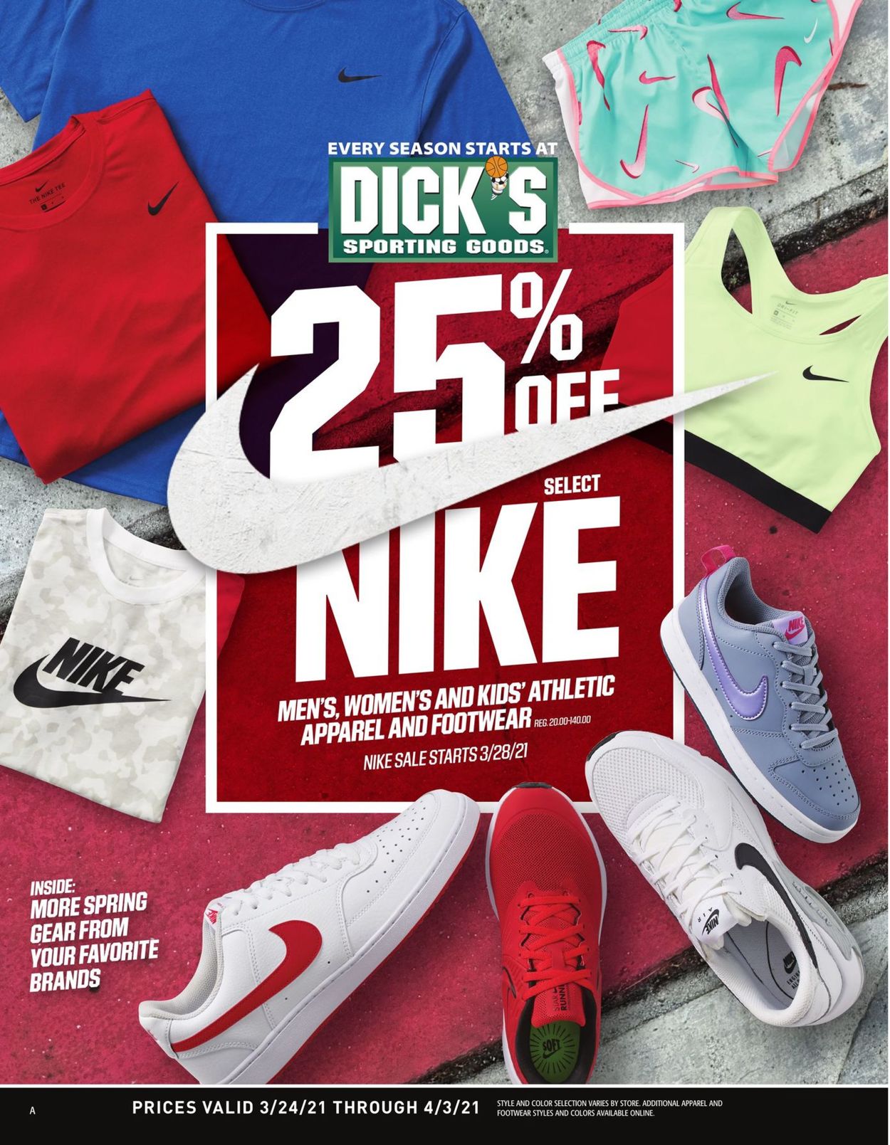 Catalogue Dick's from 03/24/2021