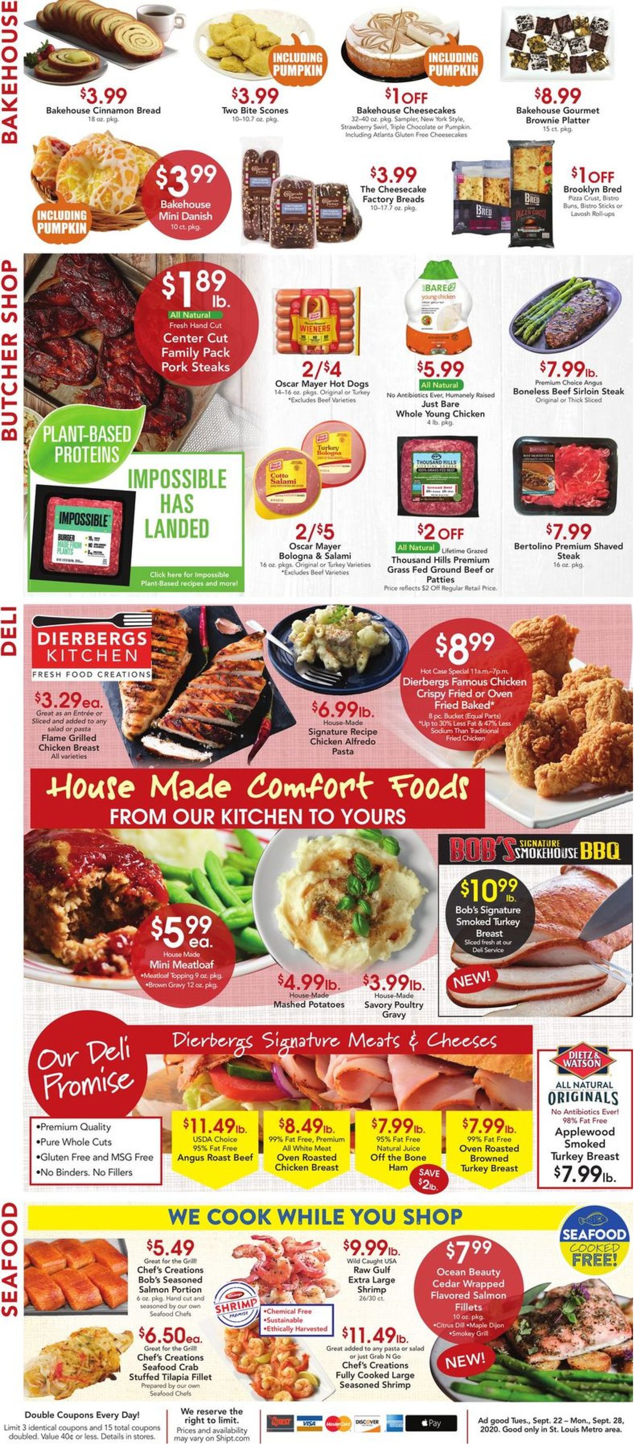 Catalogue Dierbergs from 09/22/2020