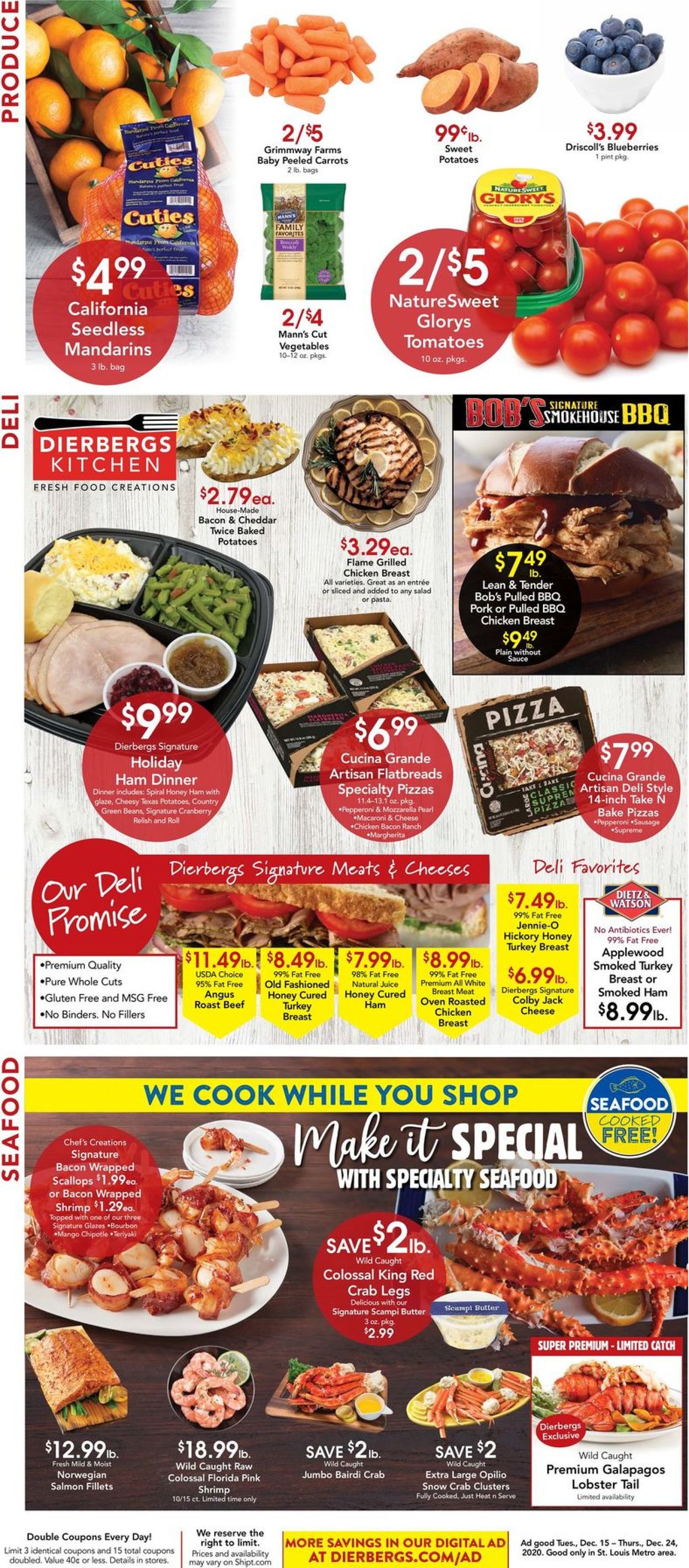 Catalogue Dierbergs Christmas Ad 2020 from 12/15/2020