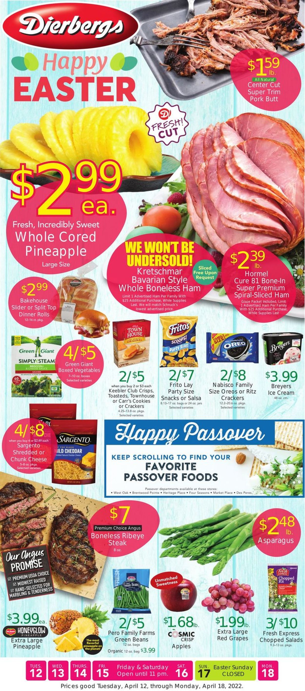 Dierbergs EASTER AD 2022 Current weekly ad 04/12 04/18/2022