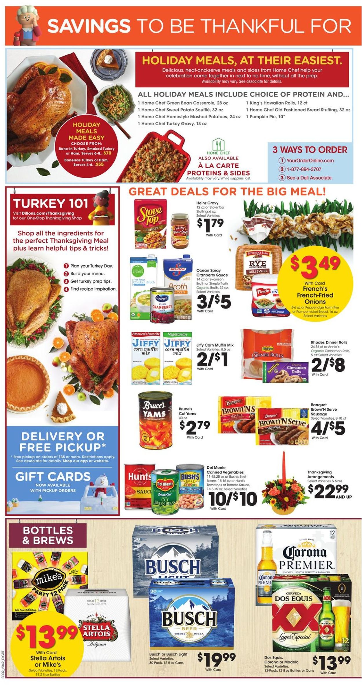 Dillons Thanksgiving ad 2020 Current weekly ad 11/18 11/26/2020 [2