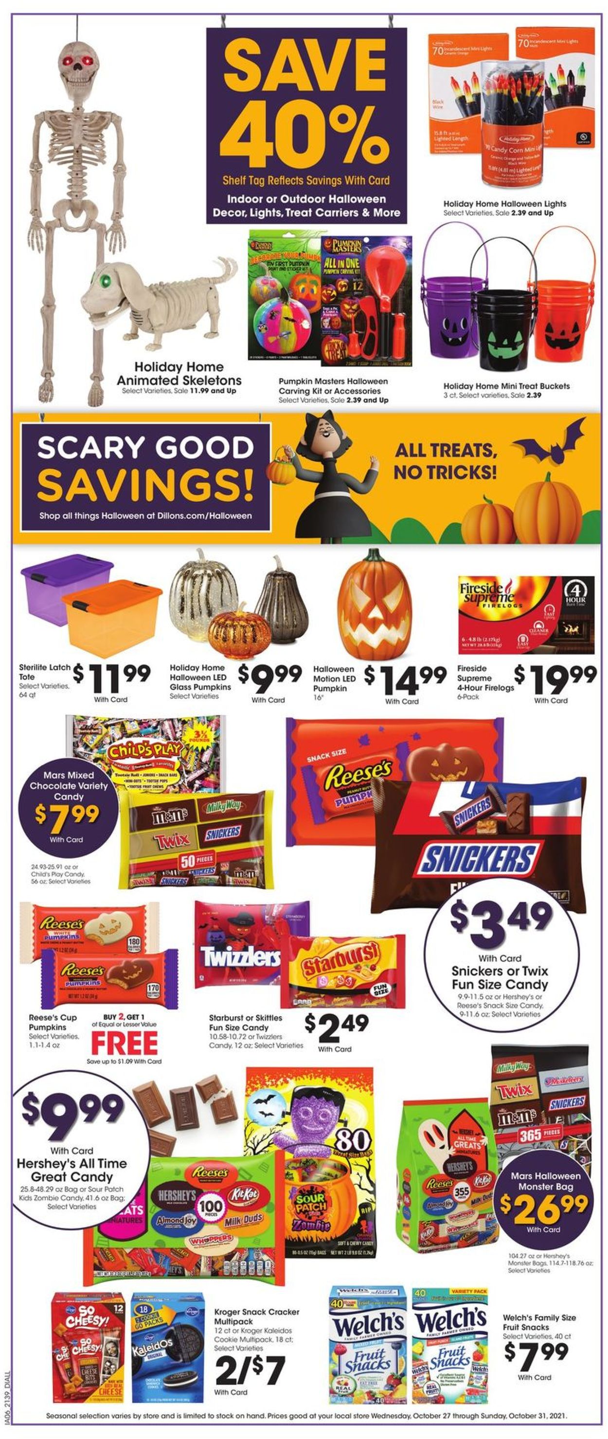 Catalogue Dillons HALLOWEEN 2021 from 10/27/2021