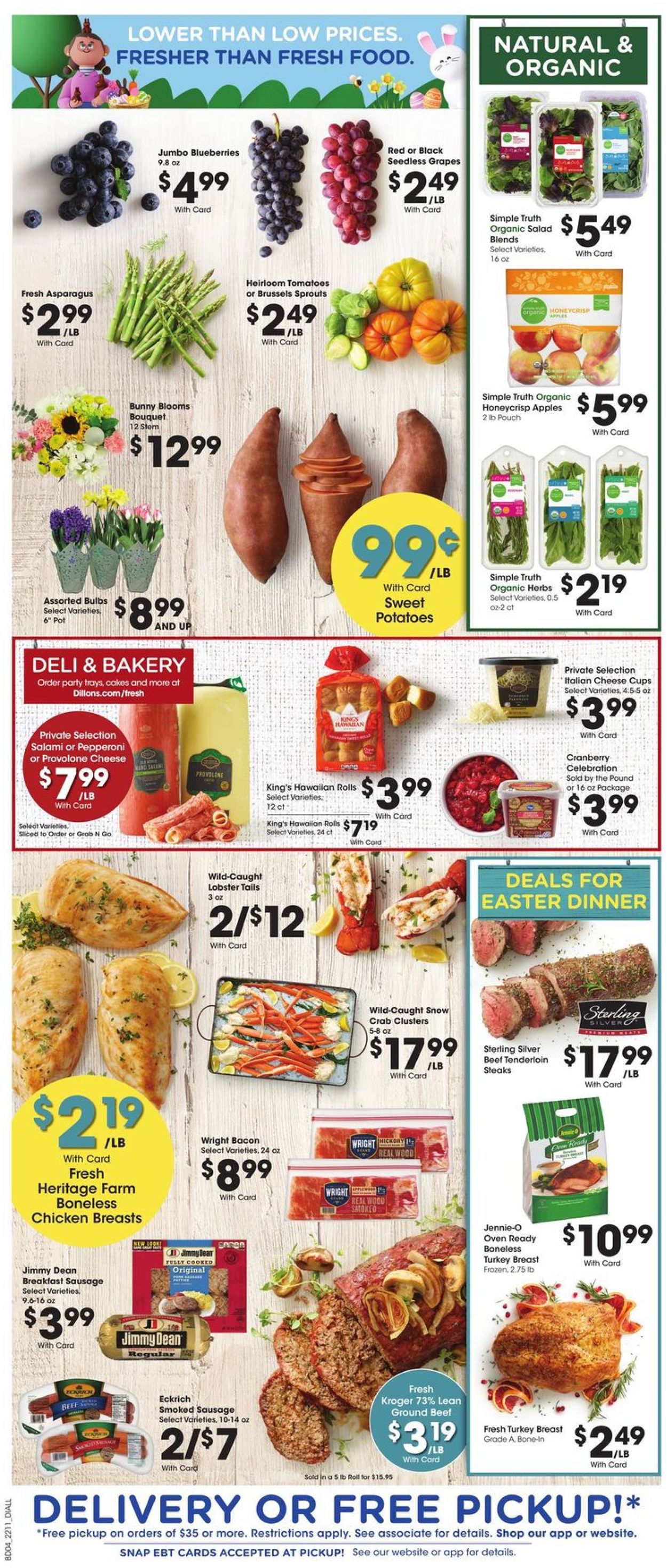 Catalogue Dillons EASTER AD 2022 from 04/13/2022