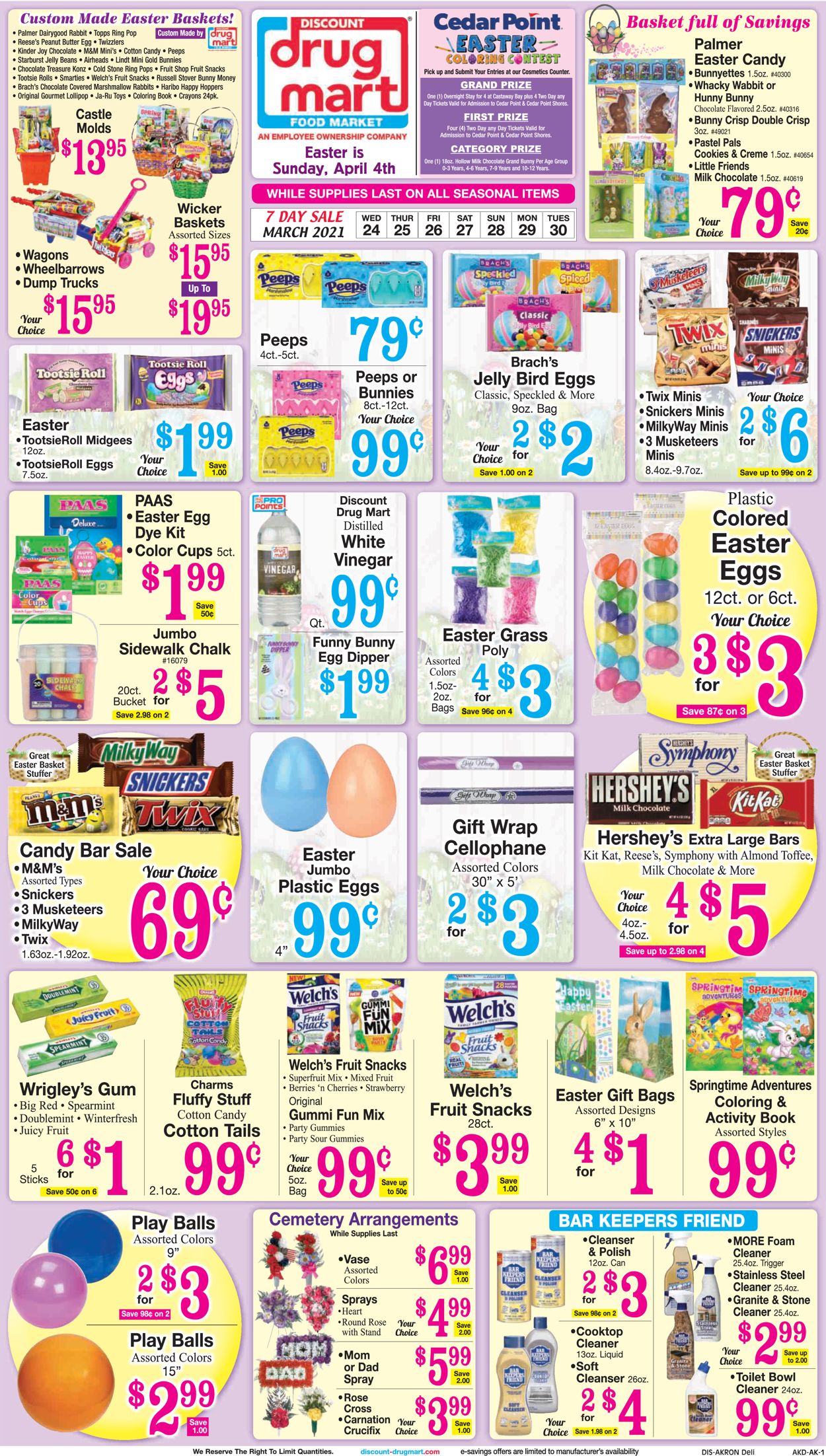 Catalogue Discount Drug Mart - Easter 2021 Ad from 03/24/2021