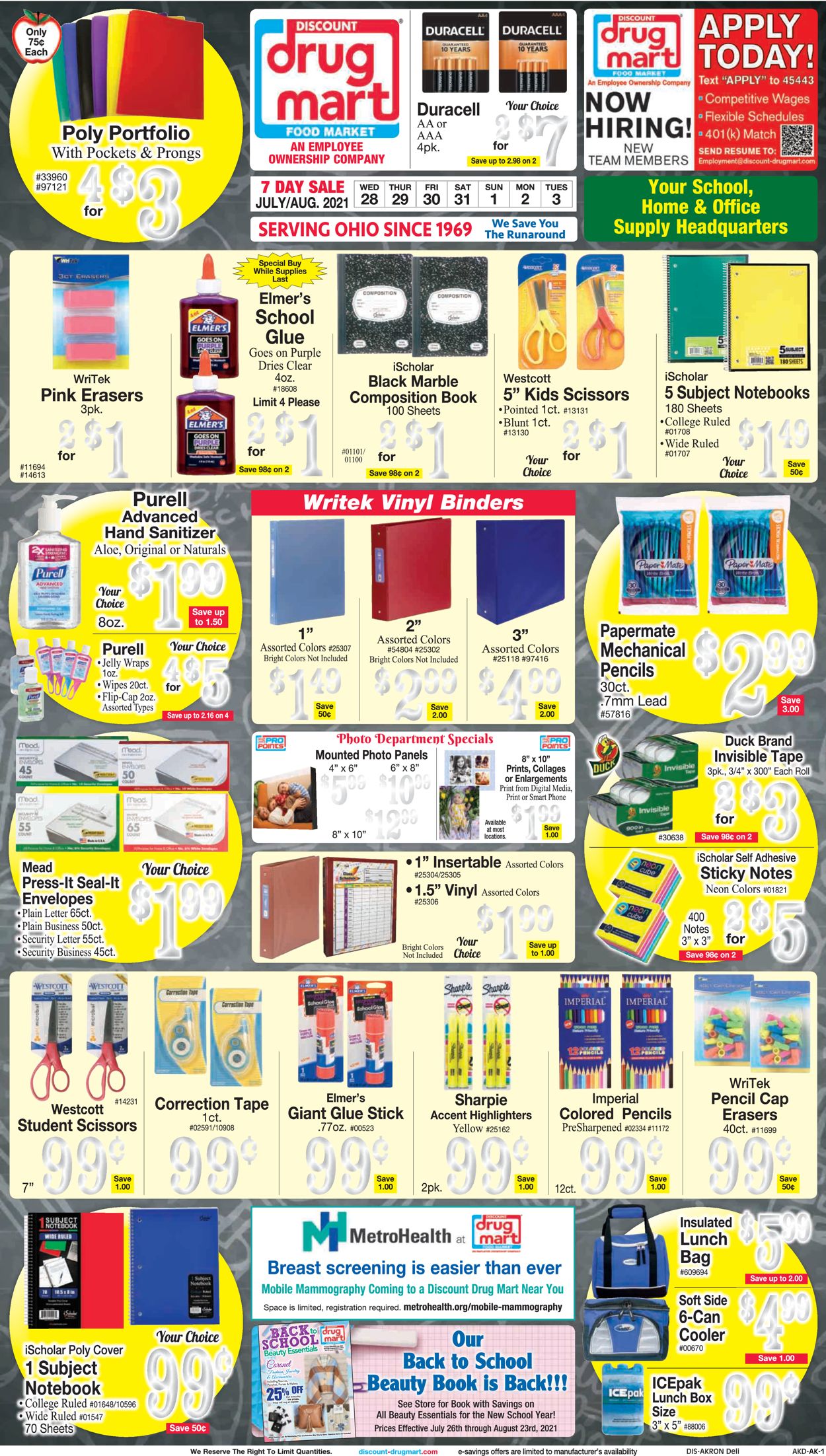Catalogue Discount Drug Mart from 07/28/2021