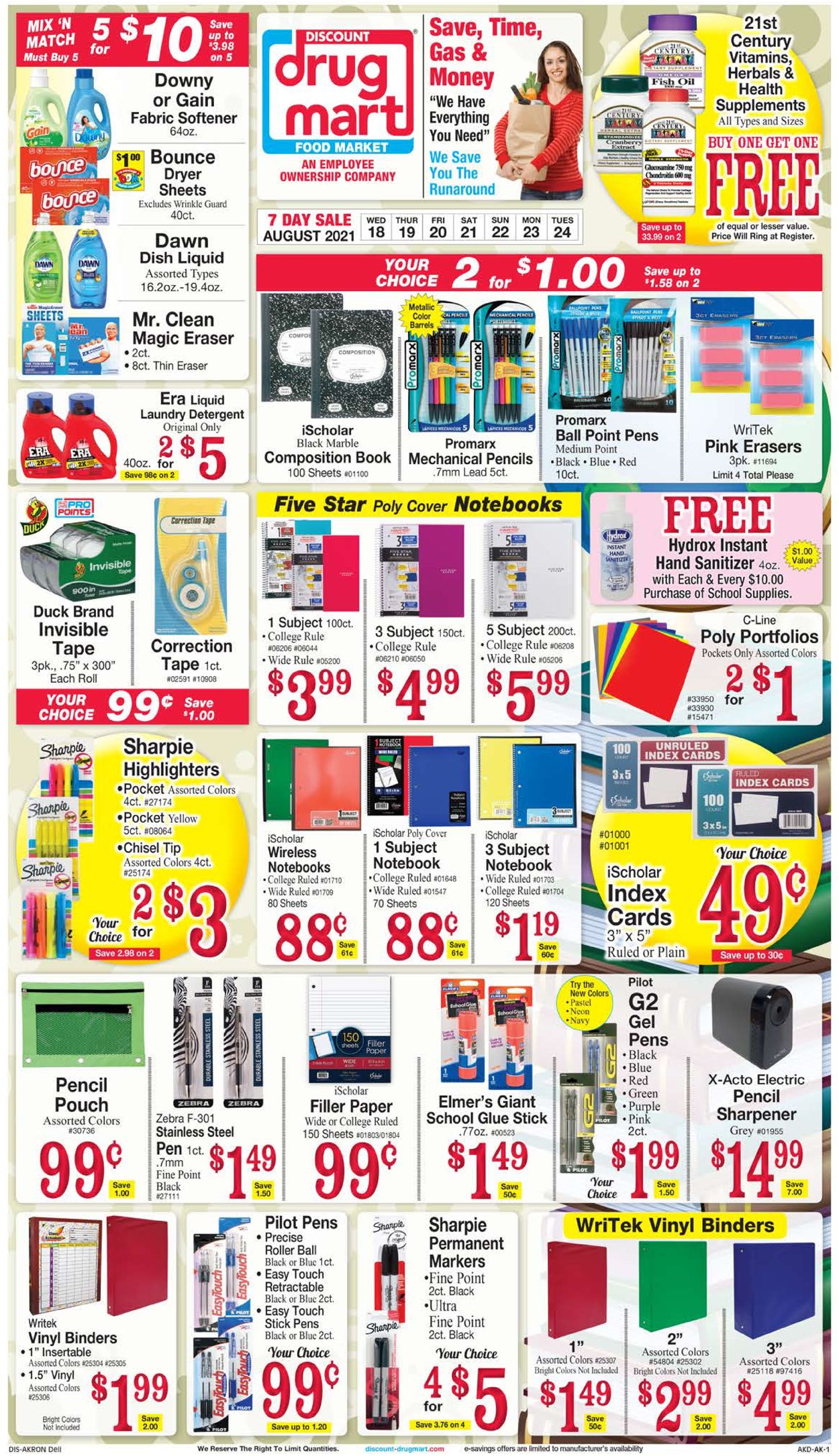 Catalogue Discount Drug Mart from 08/18/2021