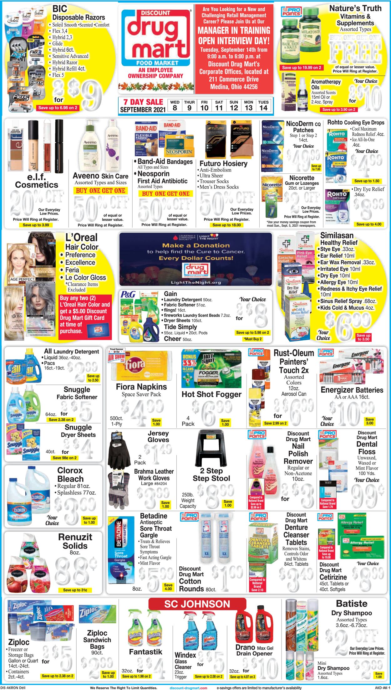 Catalogue Discount Drug Mart from 09/08/2021