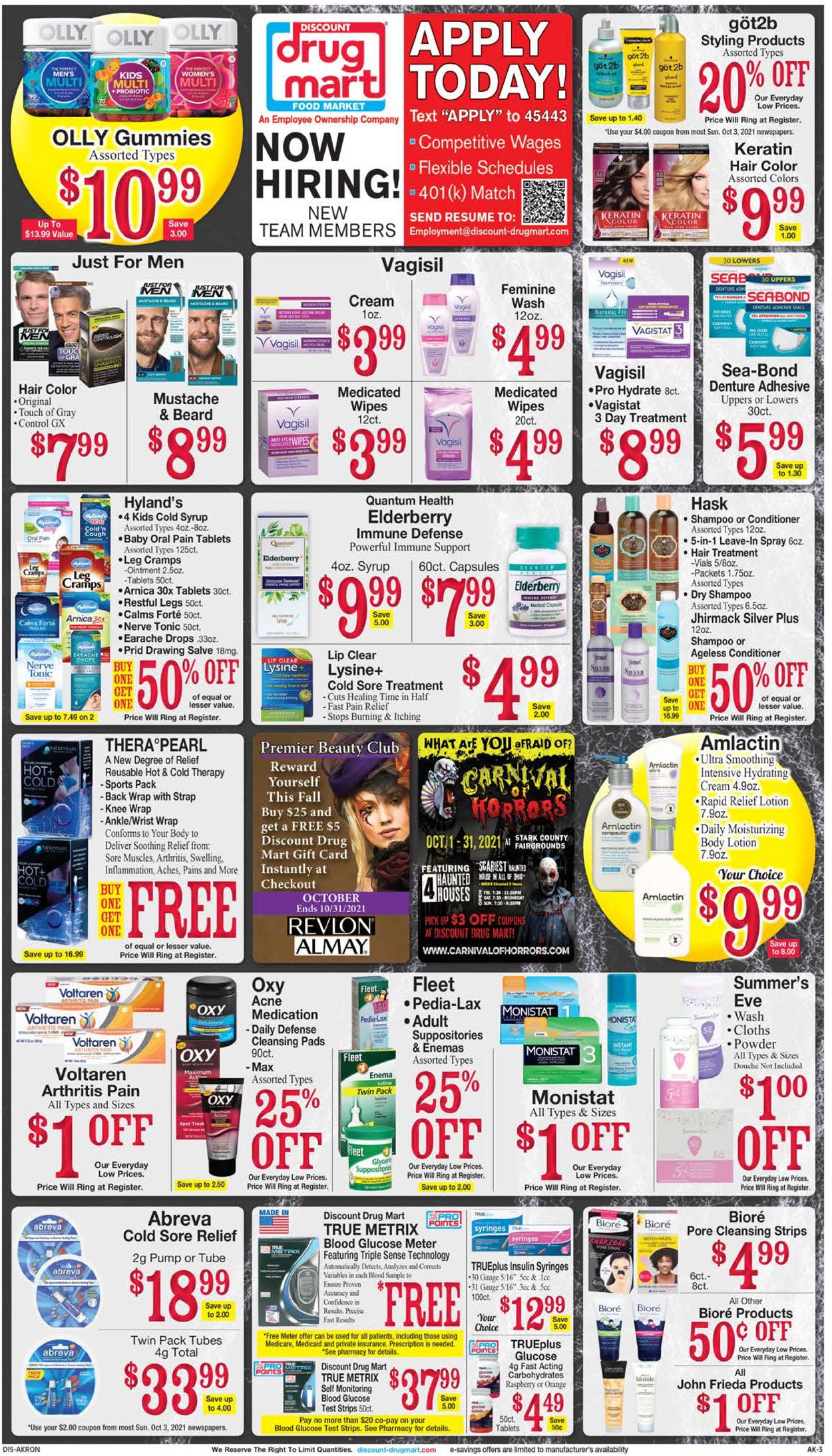 Catalogue Discount Drug Mart Halloween 2021 from 10/06/2021