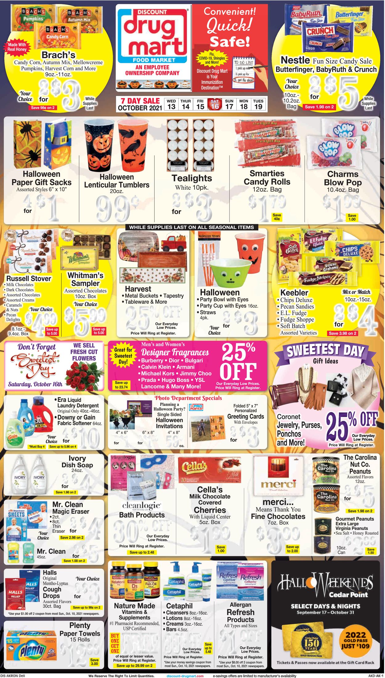 Catalogue Discount Drug Mart Halloween 2021 from 10/13/2021