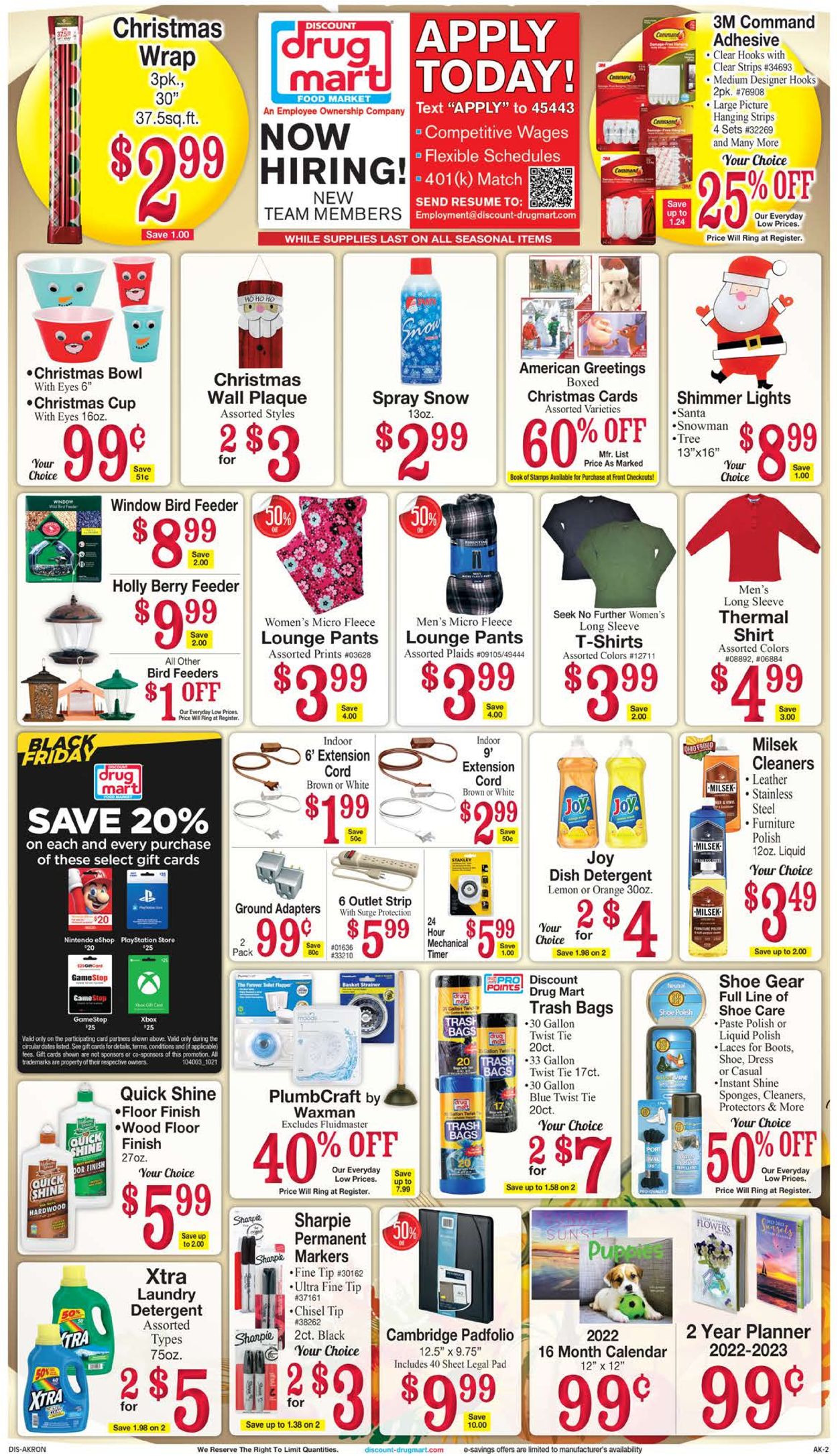 Catalogue Discount Drug Mart from 11/24/2021