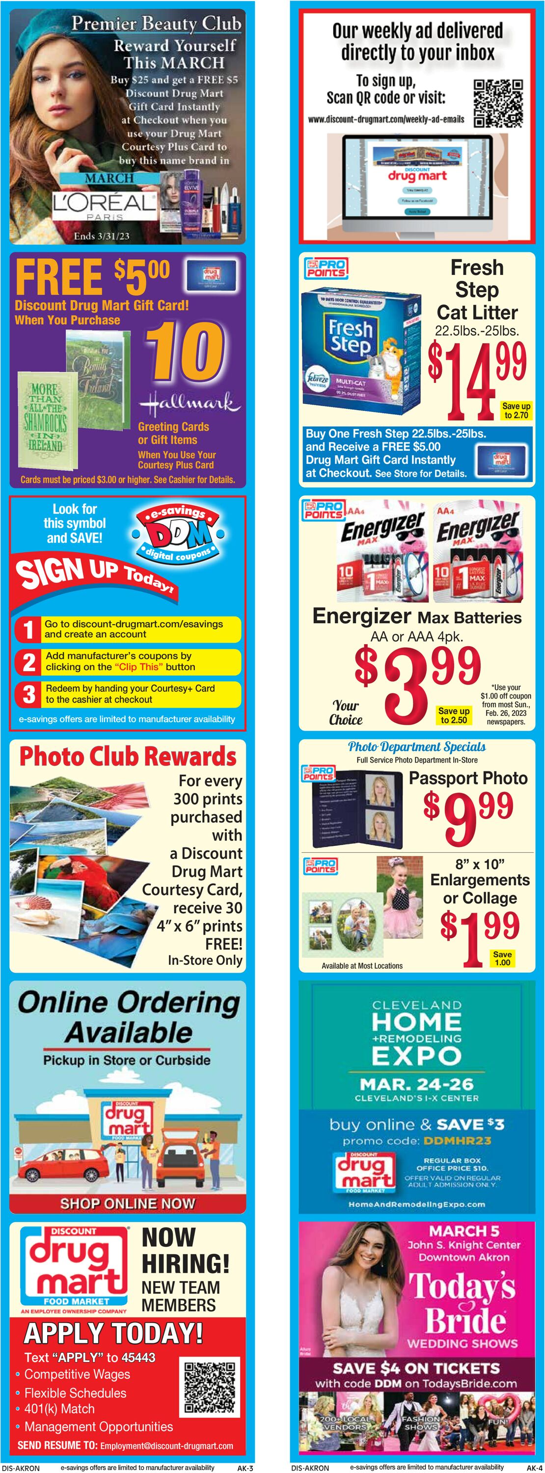 Catalogue Discount Drug Mart from 03/01/2023