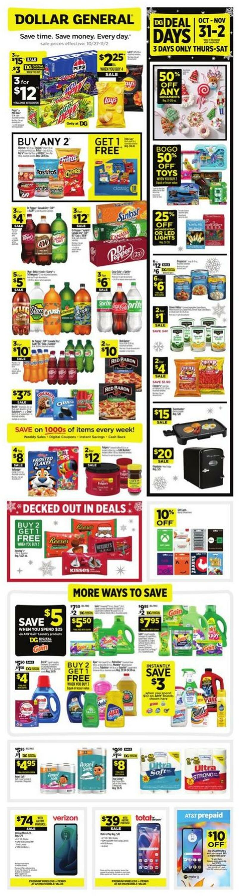 Catalogue Dollar General from 10/27/2024