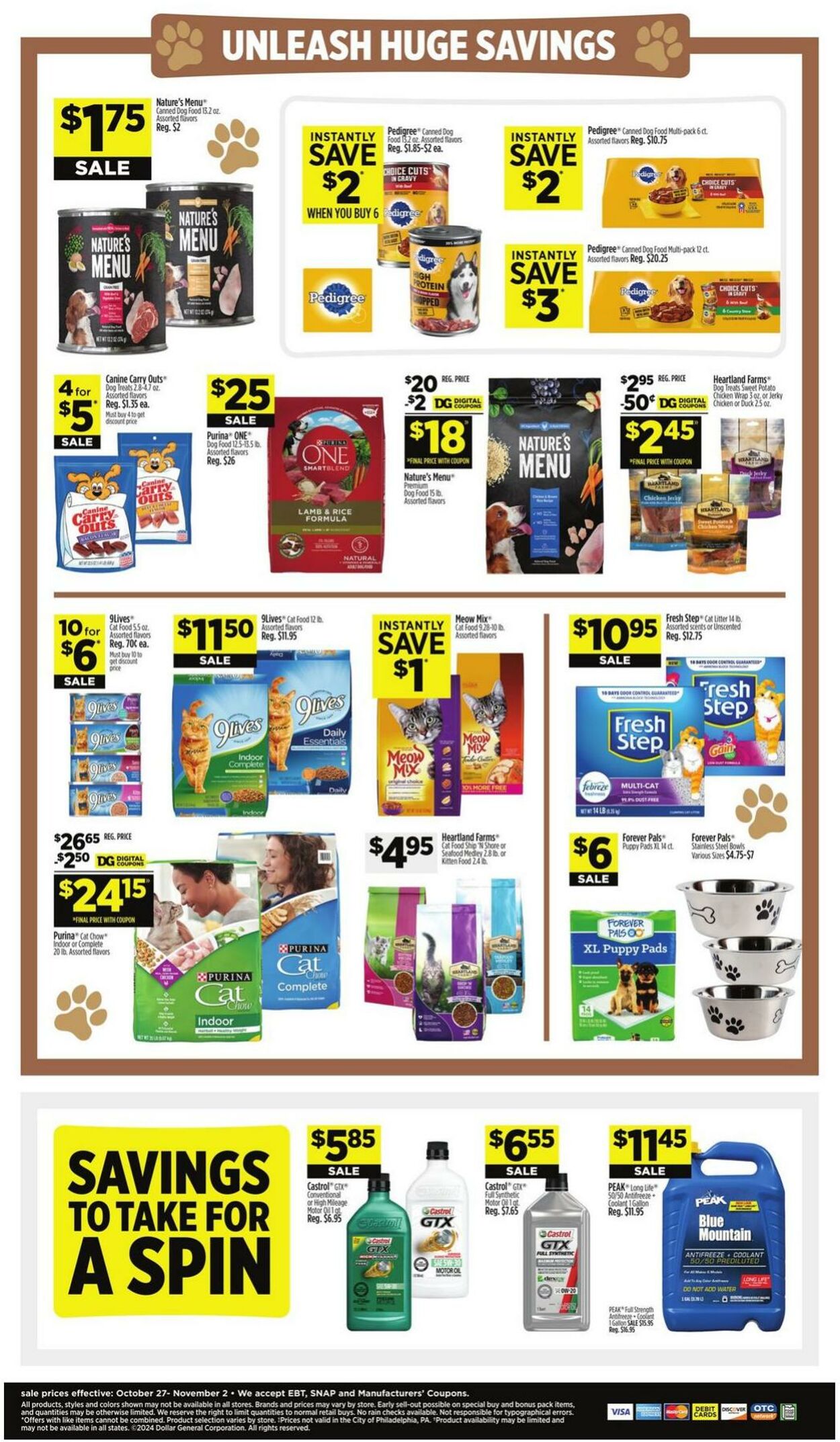 Catalogue Dollar General from 10/27/2024