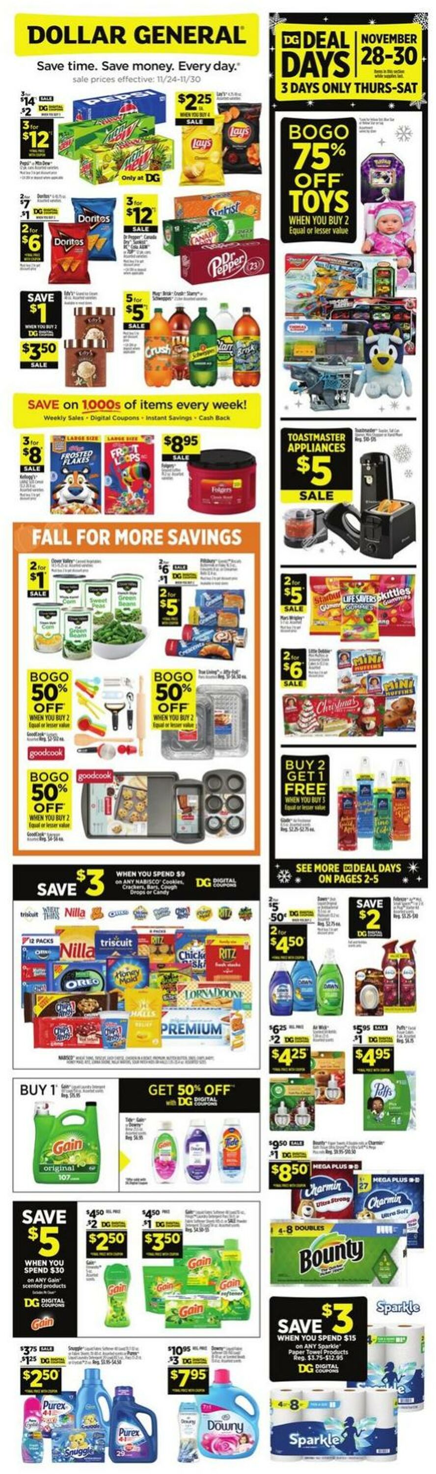 Catalogue Dollar General from 11/24/2024